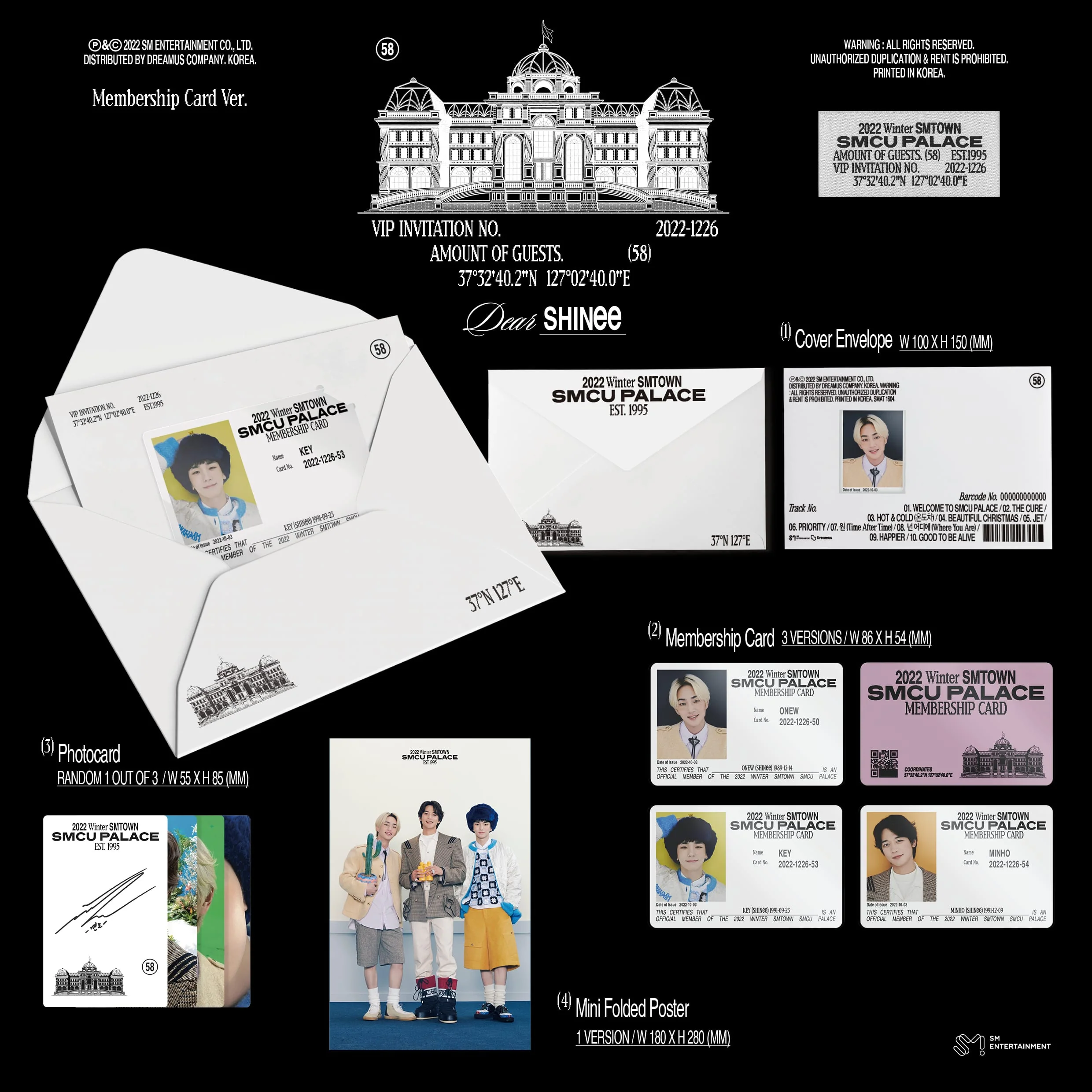 2022 Winter SMTOWN : SMCU PALACE (Membership Card ver.) - Image 3