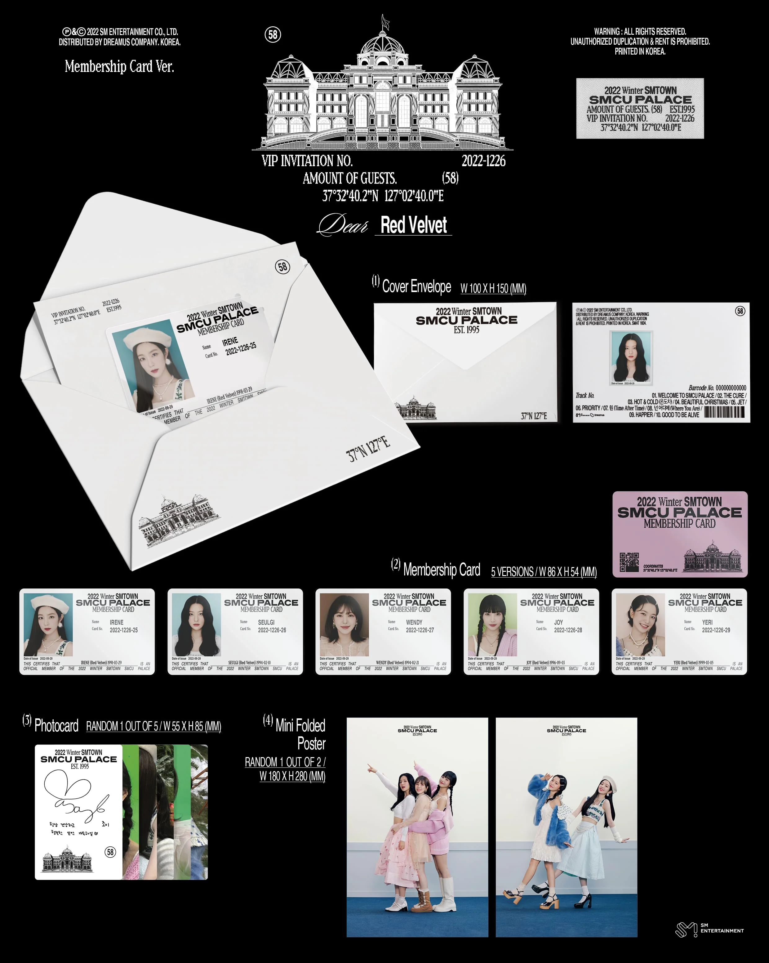 2022 Winter SMTOWN : SMCU PALACE (Membership Card ver.) - Image 5