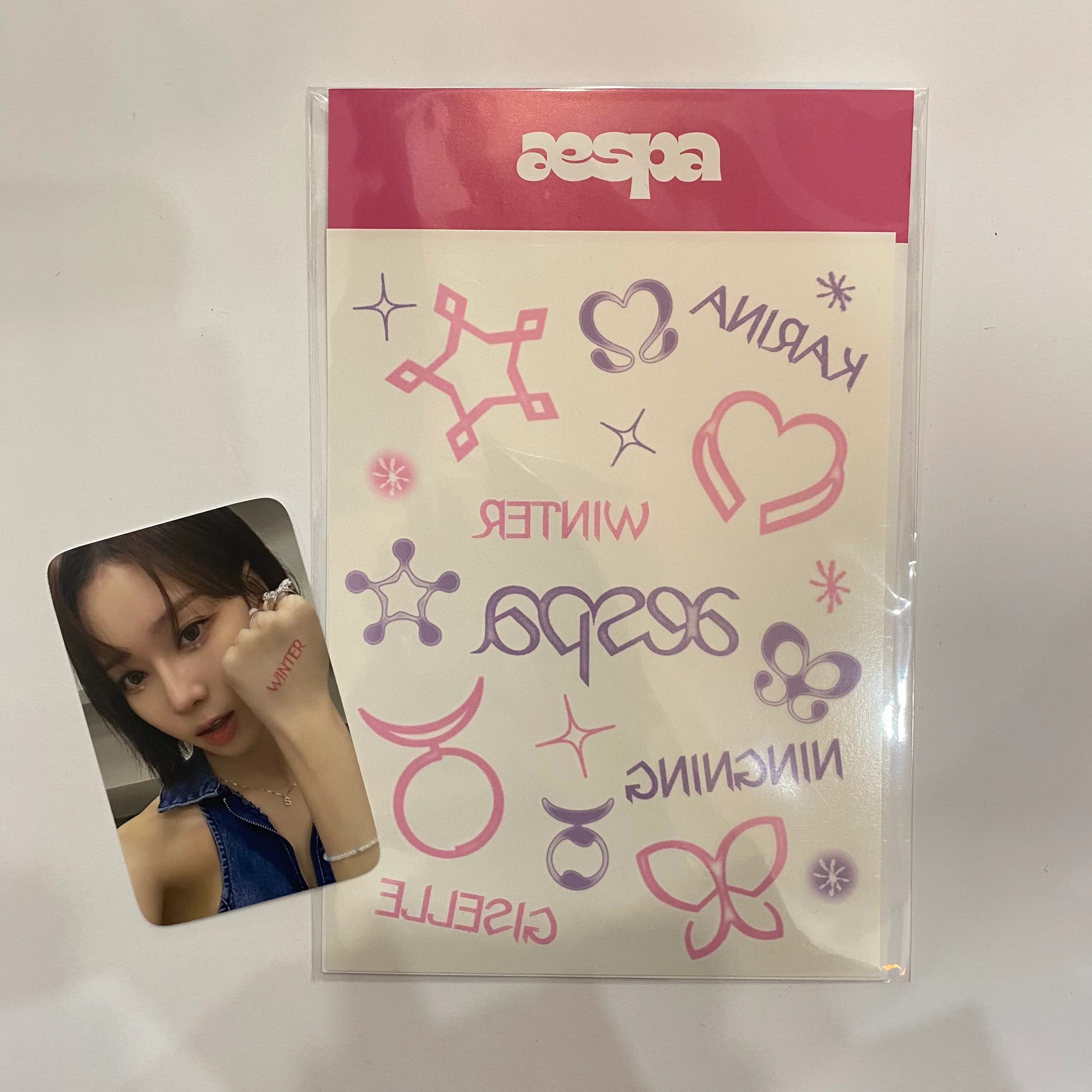 AESPA - Come To My Illusion Tattoo Sticker Set - Image 3