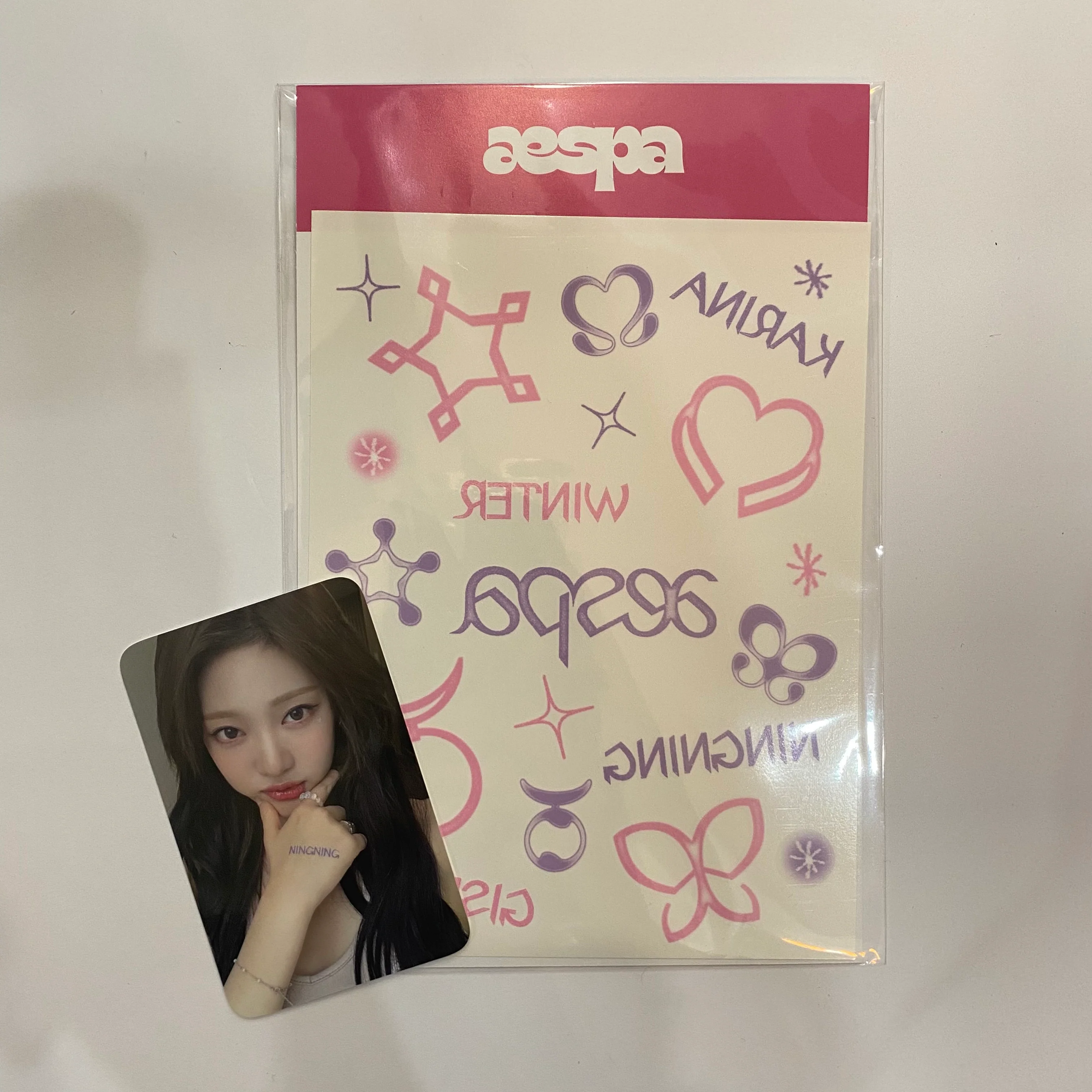 AESPA - Come To My Illusion Tattoo Sticker Set - Image 4