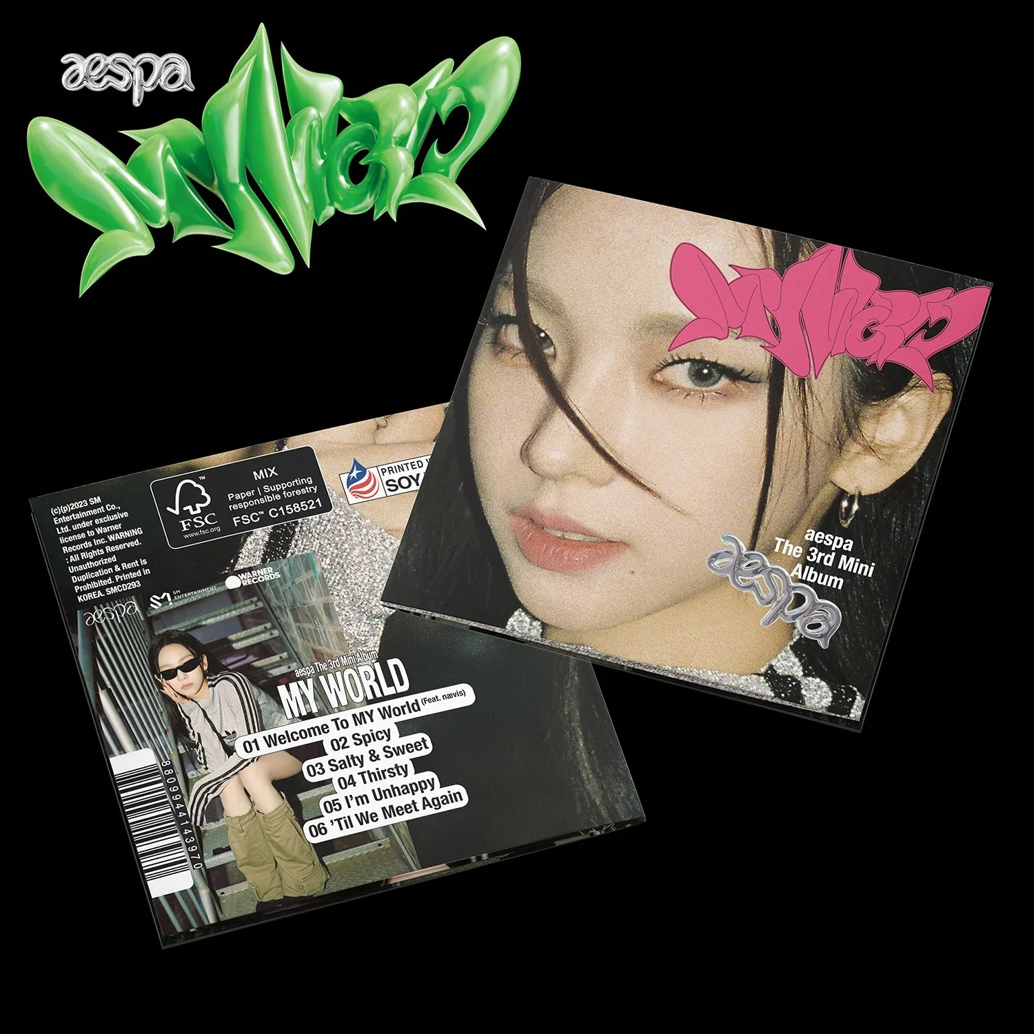AESPA - MY WORLD (Poster Ver) - Image 2