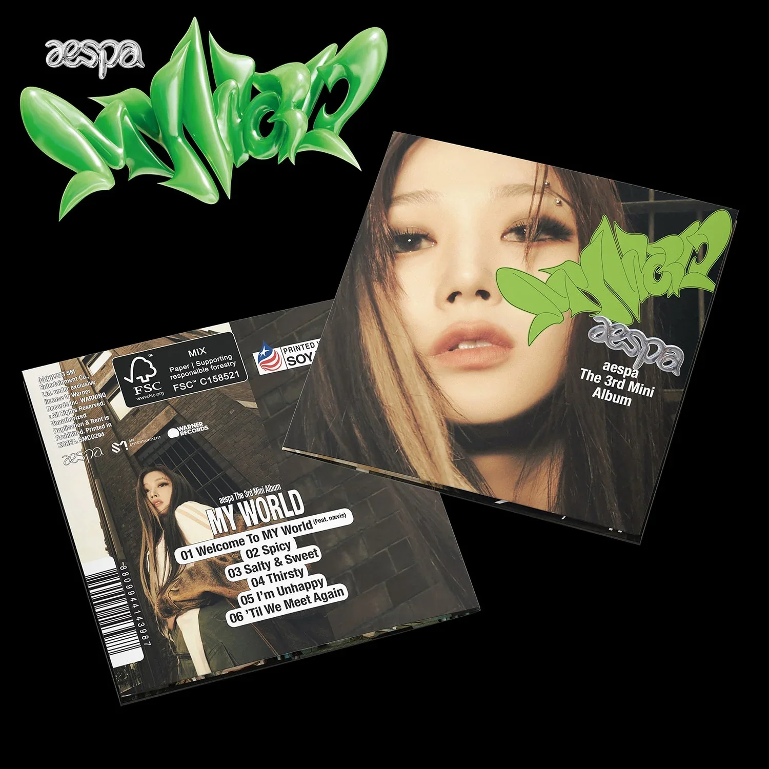 AESPA - MY WORLD (Poster Ver) - Image 3