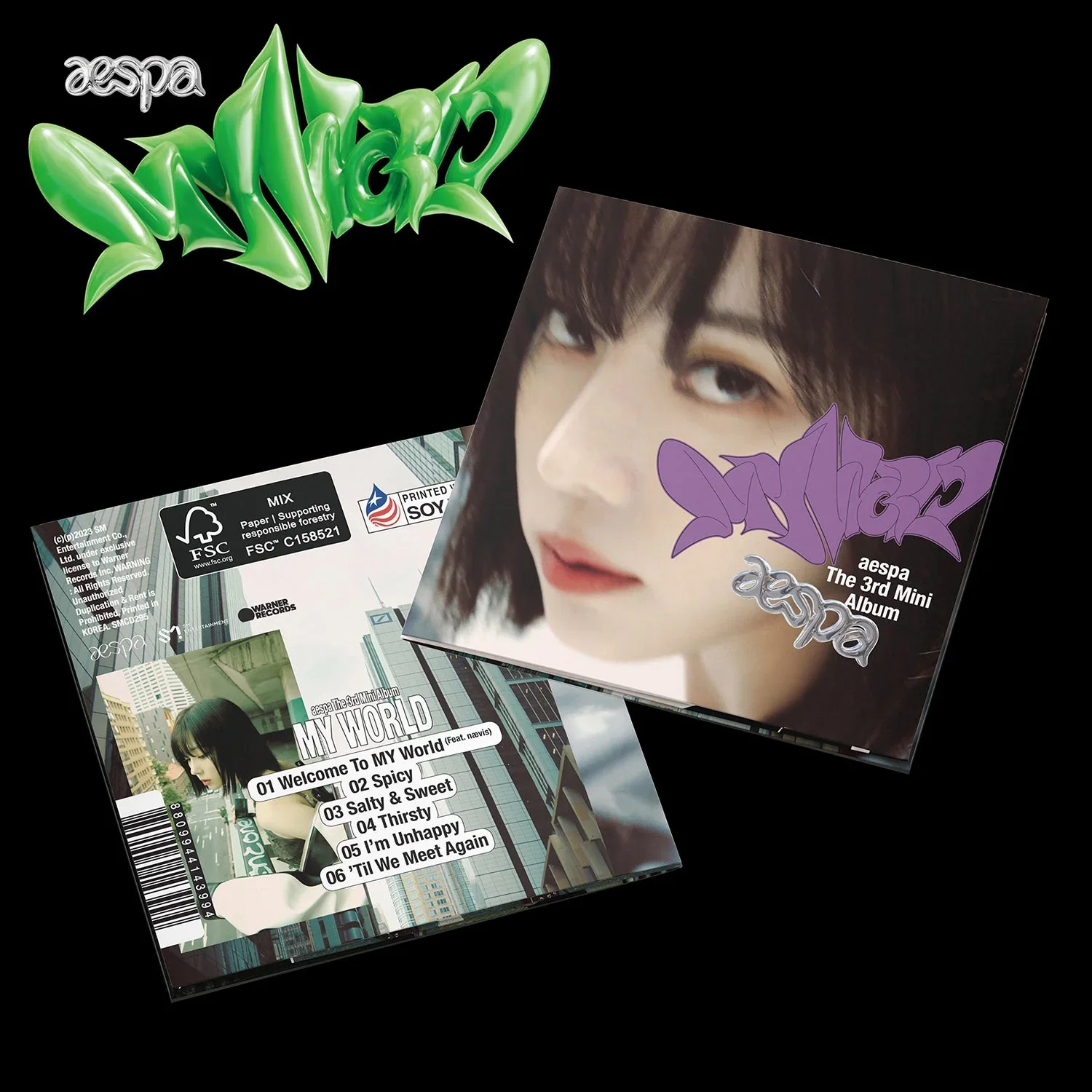 AESPA - MY WORLD (Poster Ver) - Image 4