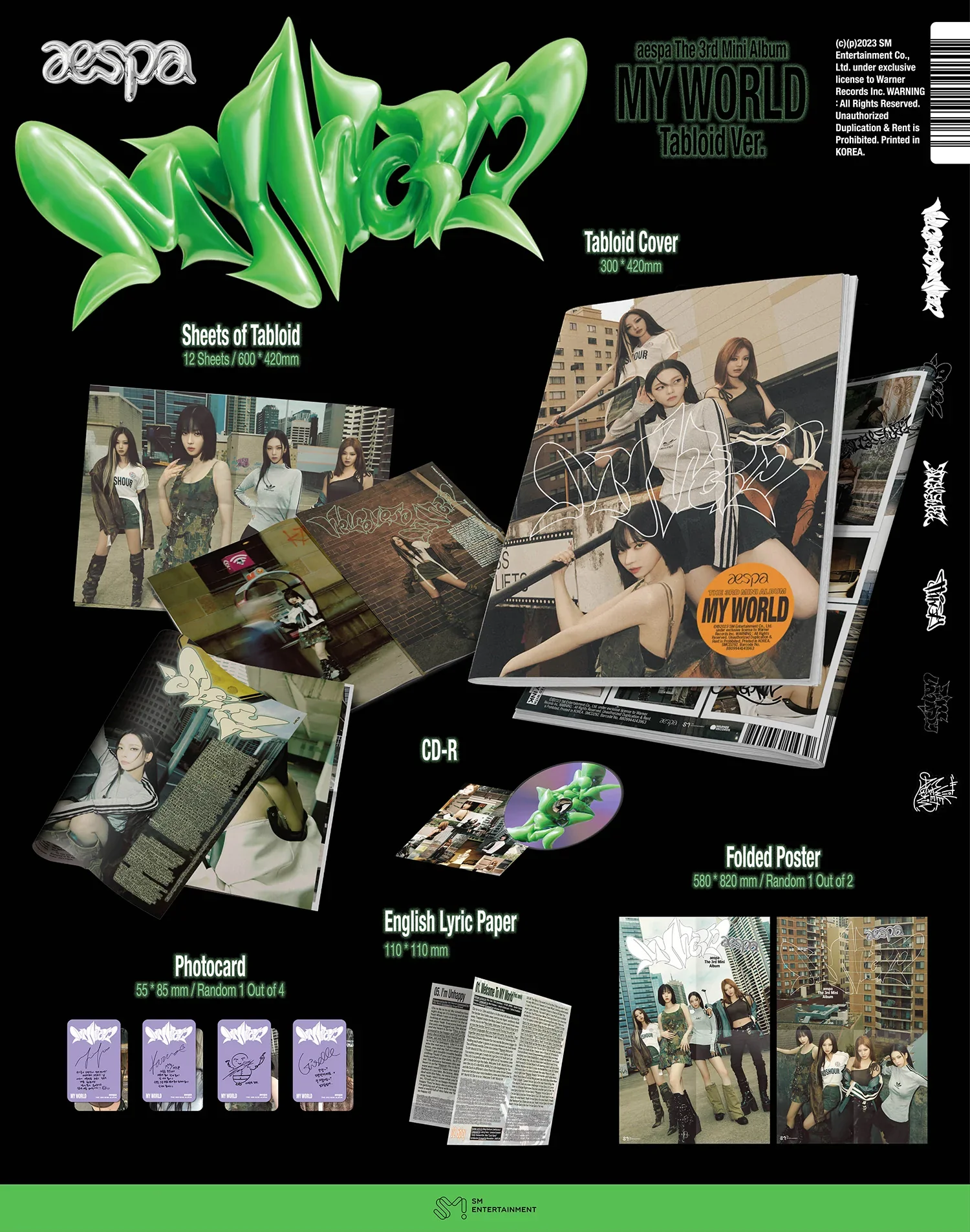 AESPA - MY WORLD (Tabloid Ver) - Image 2