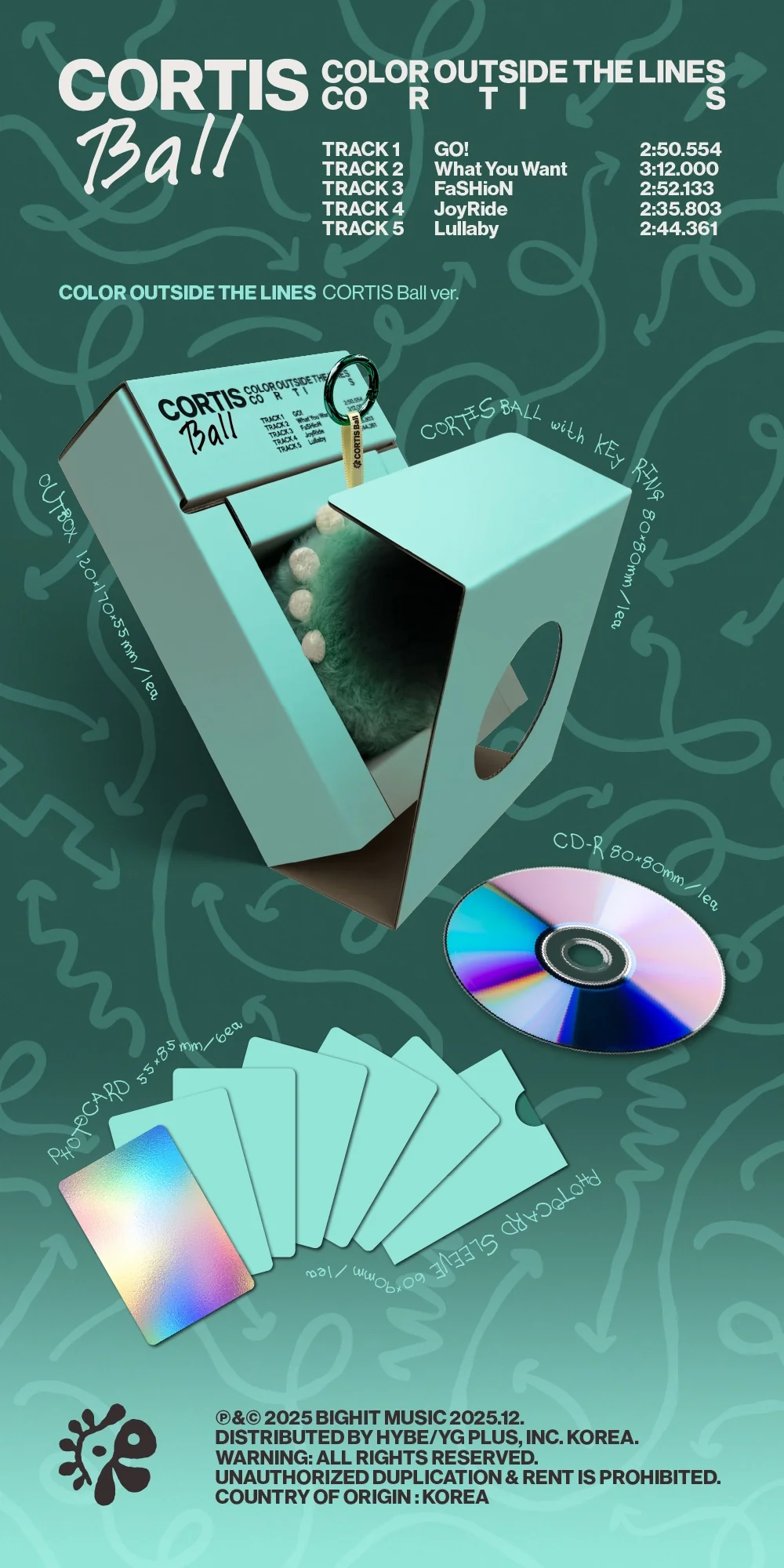 CORTIS - COLOR OUTSIDE THE LINES (CORTIS Ball Ver.) - Image 2