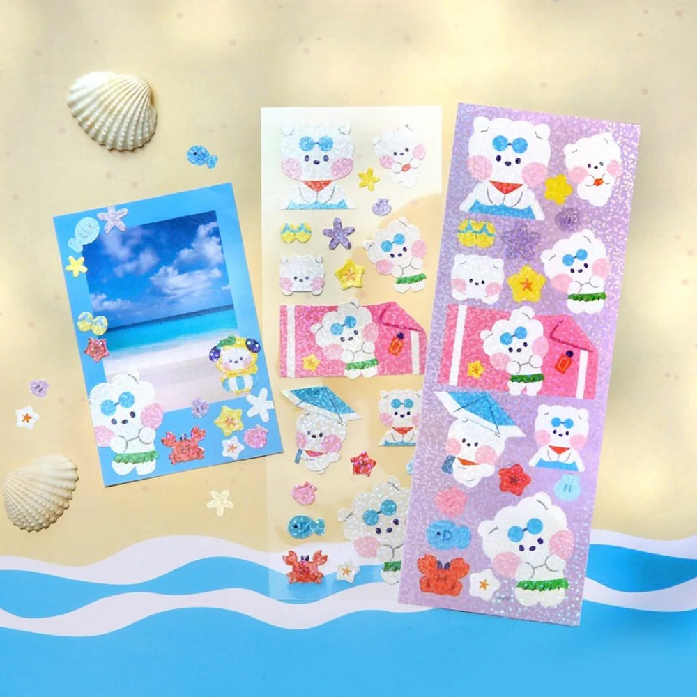 BT21 Minini - Summer Sky Hologram Sticker