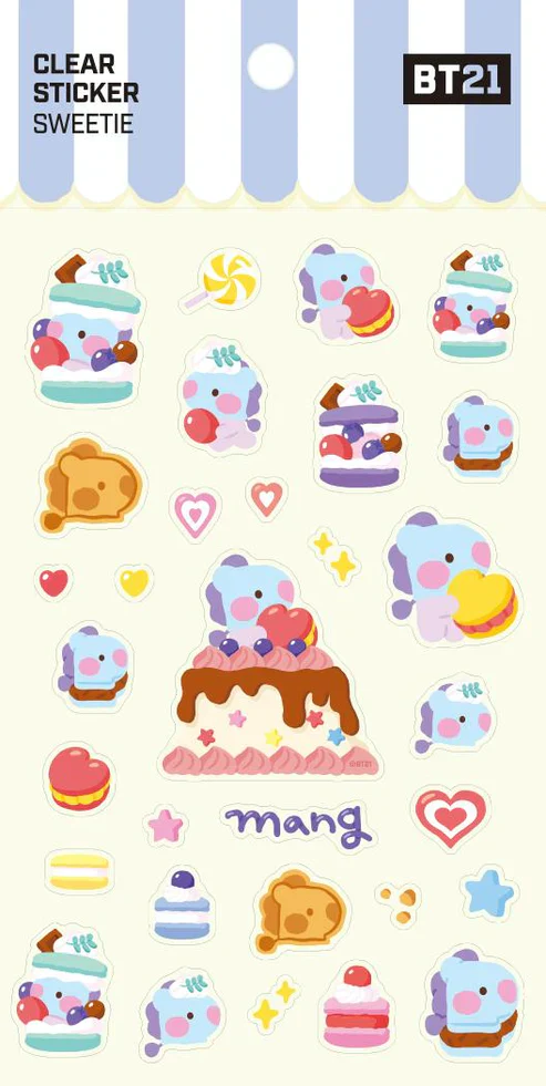 BT21 Minini - Sweetie Clear Sticker - Image 5