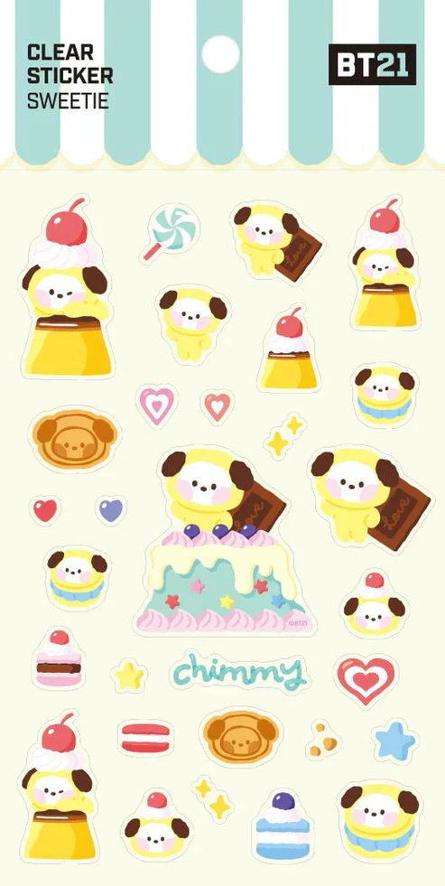 BT21 Minini - Sweetie Clear Sticker - Image 6