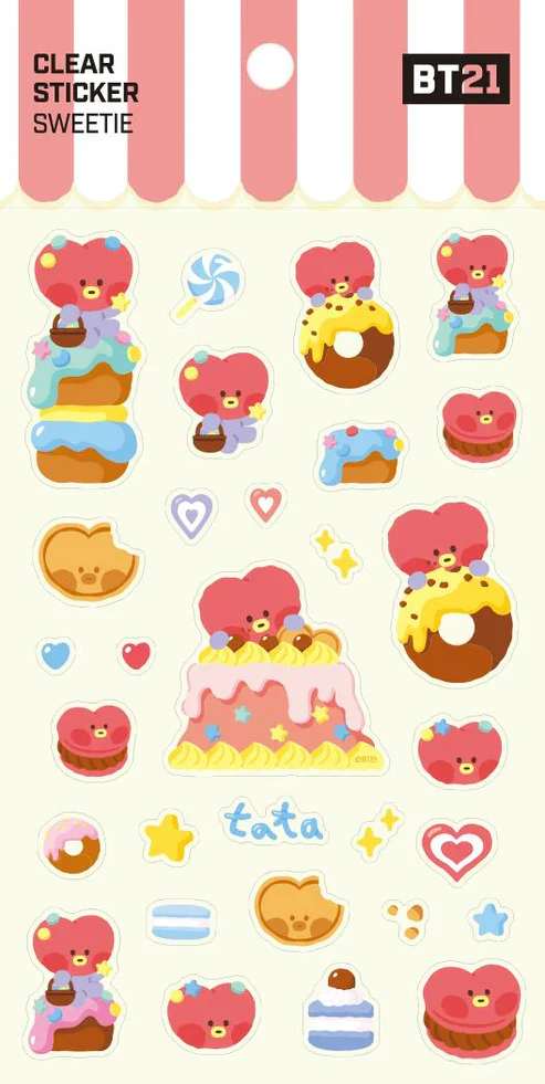 BT21 Minini - Sweetie Clear Sticker - Image 7