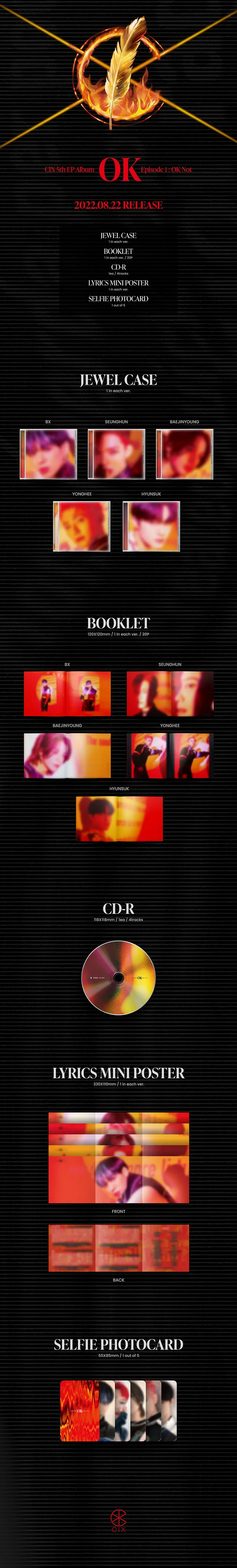 CIX - ‘OK’ Episode 1: OK Not (Jewel Case) - Image 2