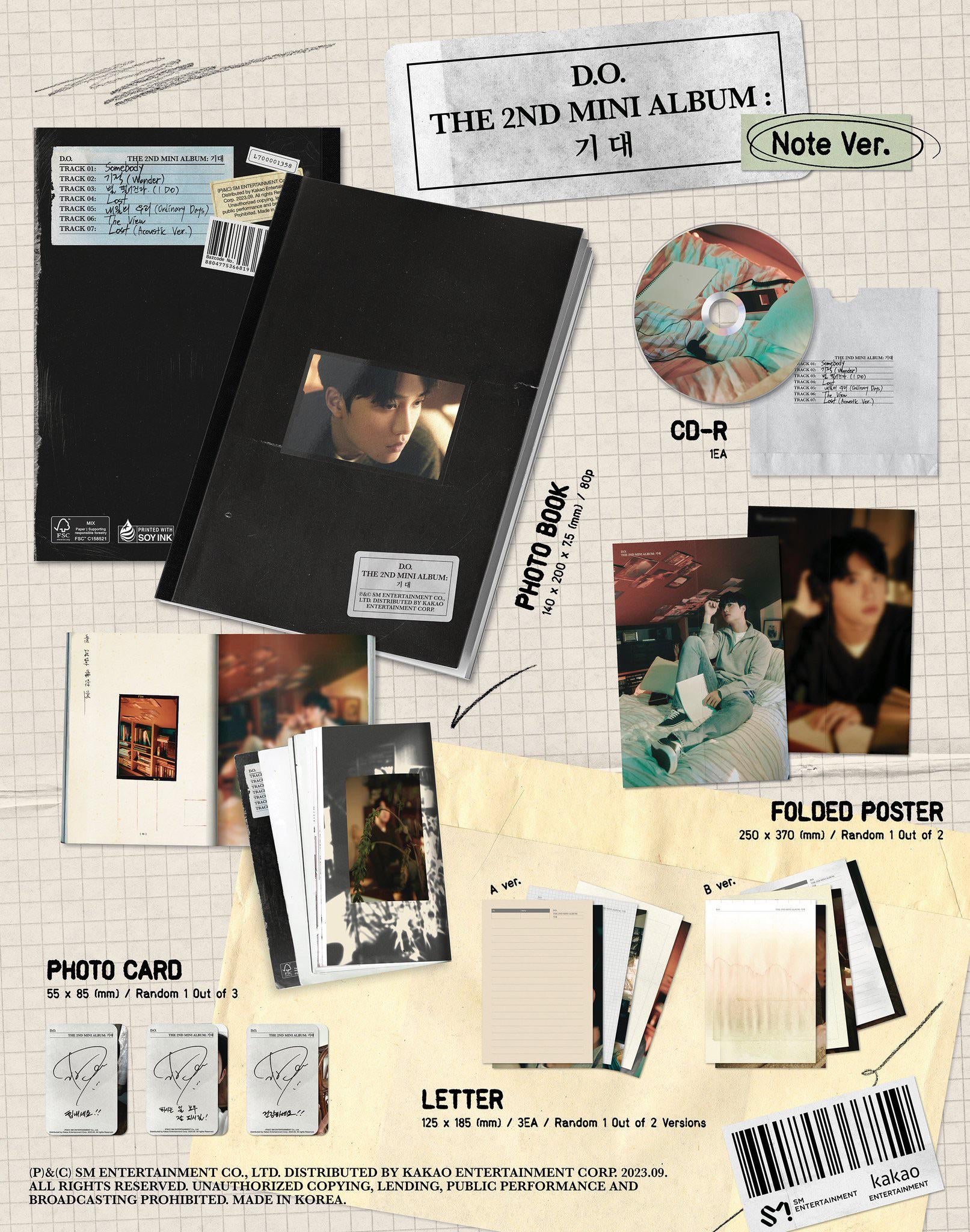 D.O (EXO) - Expectation [2nd Mini Album] - Image 2