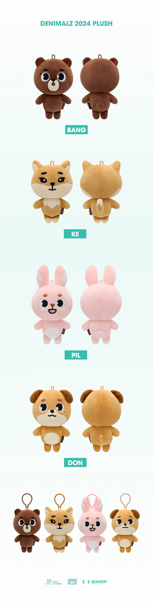 DAY6 - Denimalz Plush (2024 Ver - Mission No.9 MD) - Image 2