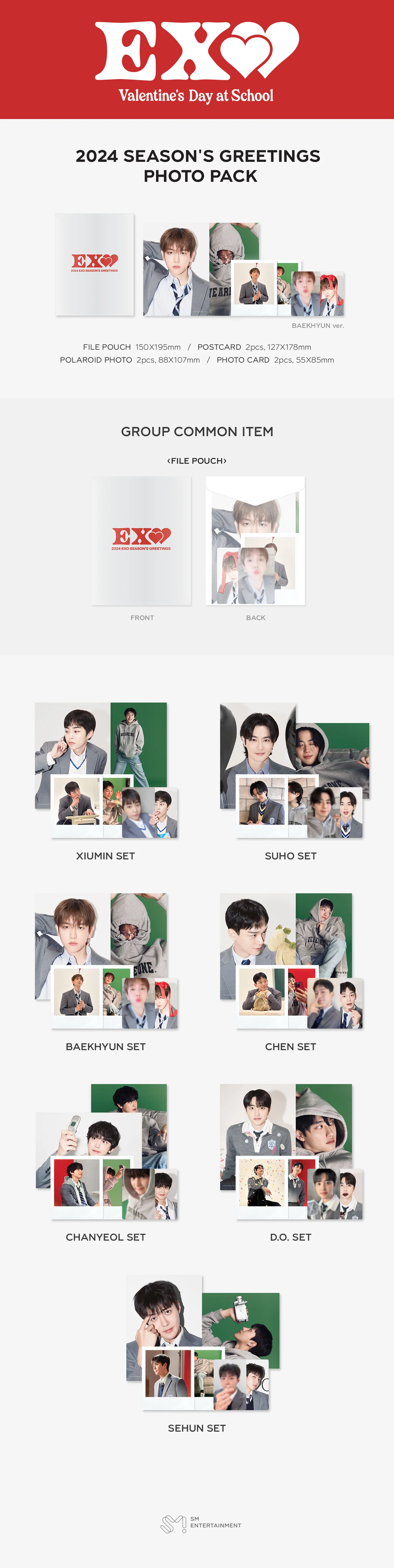 EXO - Season's Greetings 2024 Photo Pack - Image 2