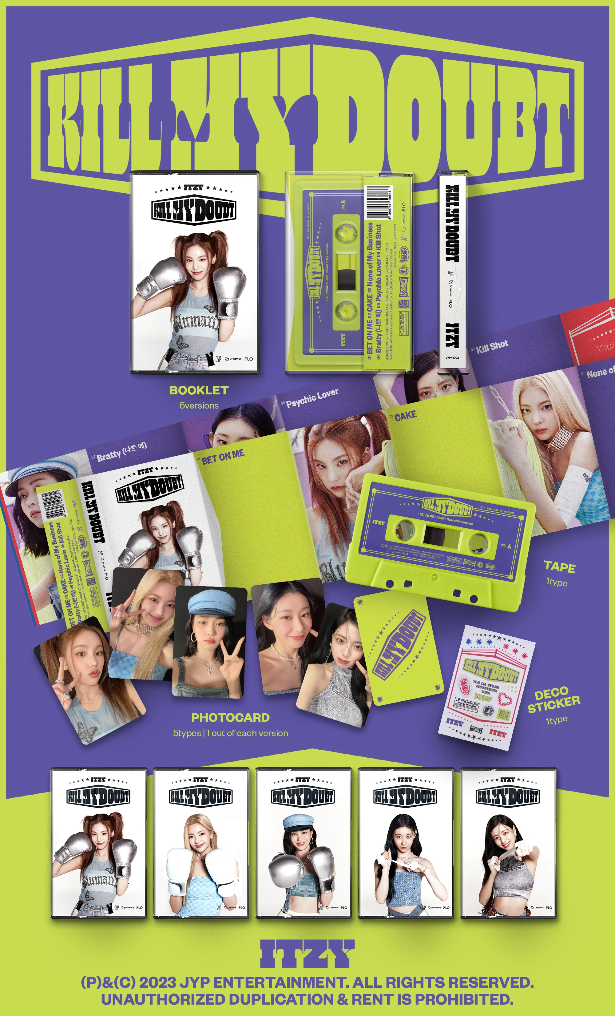 ITZY - KILL MY DOUBT Cassette Ver. - Image 2