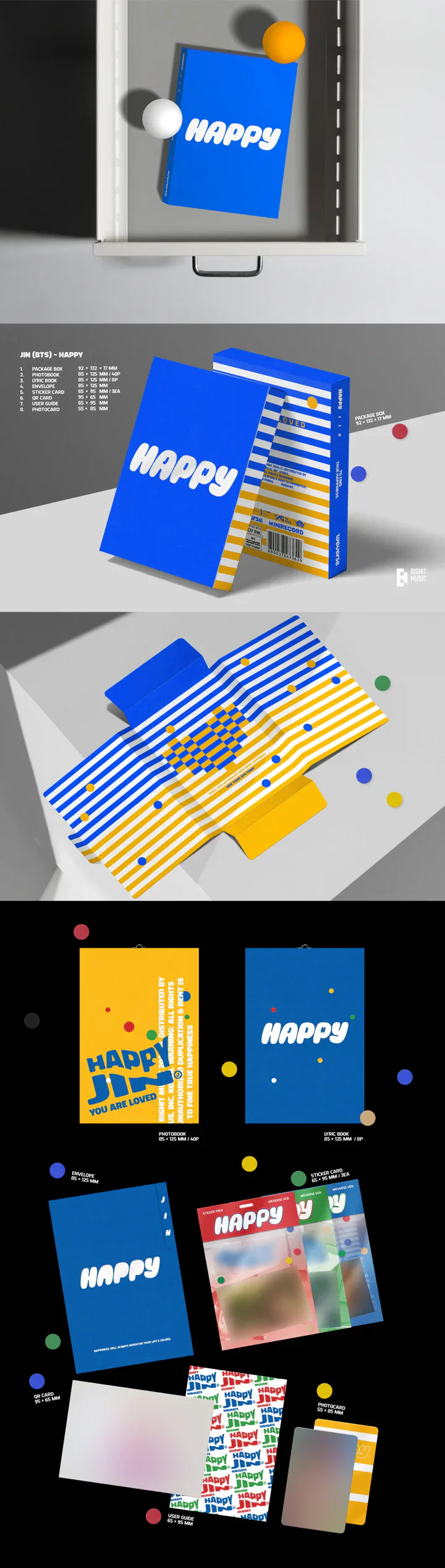 JIN - Happy (Weverse Album Ver.) - Image 2
