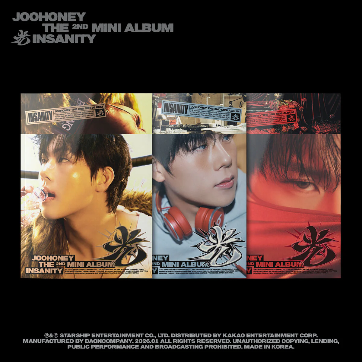 JOOHONEY (MONSTA X) - 光 (INSANITY) (Photobook Ver.)