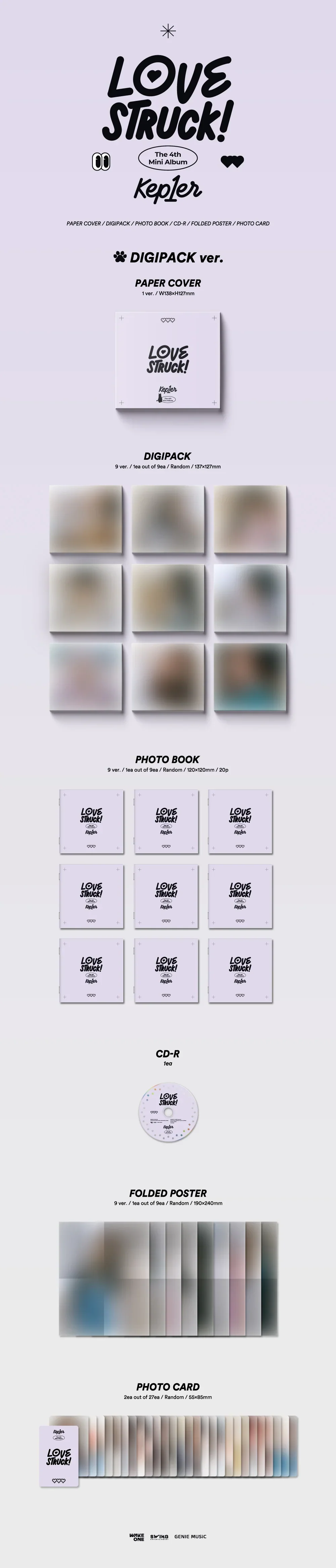 Kep1er - Lovestruck (Digipack version) - Image 2