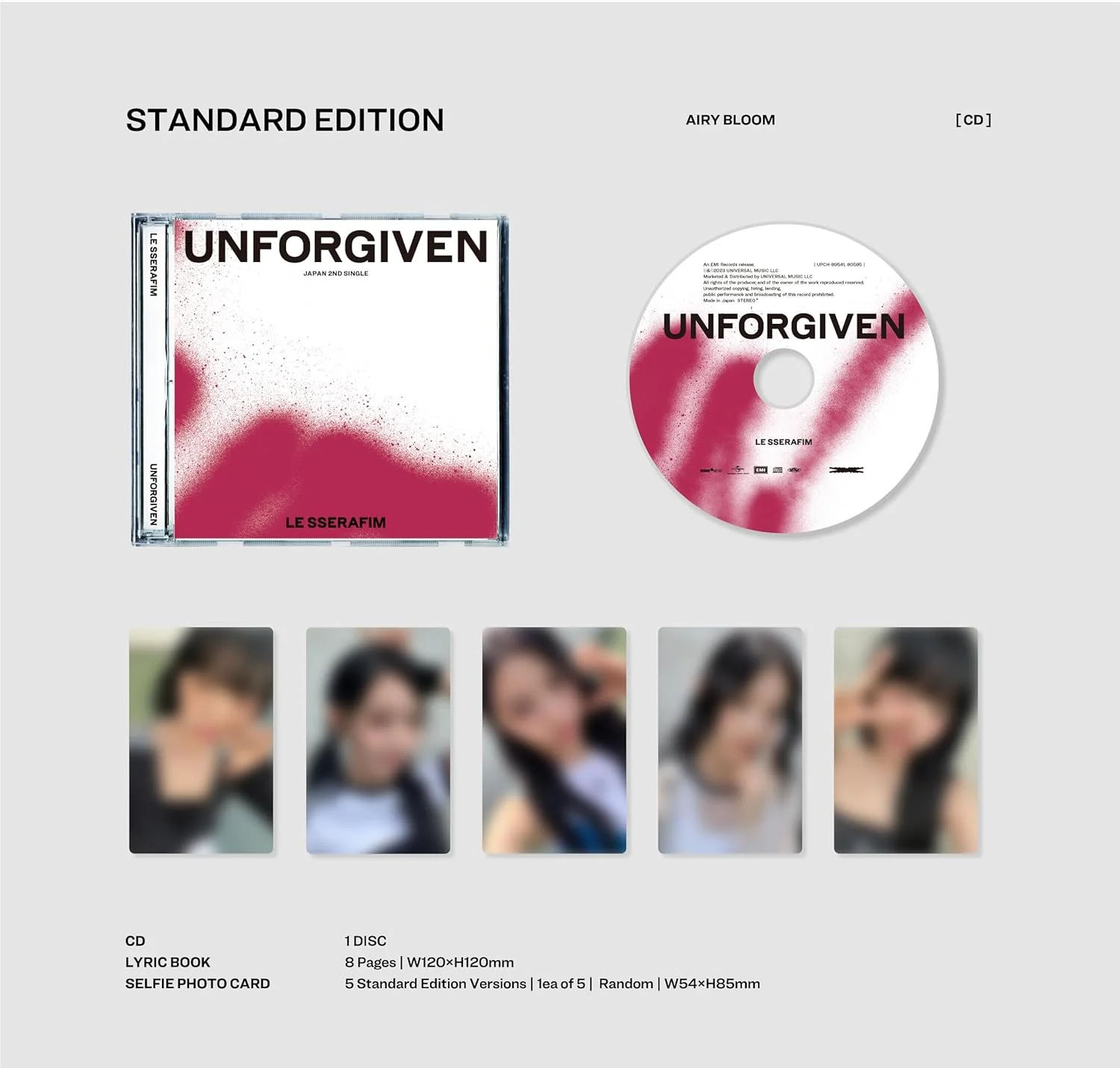 LE SSERAFIM - UNFORGIVEN [Japanese Album] - Image 5