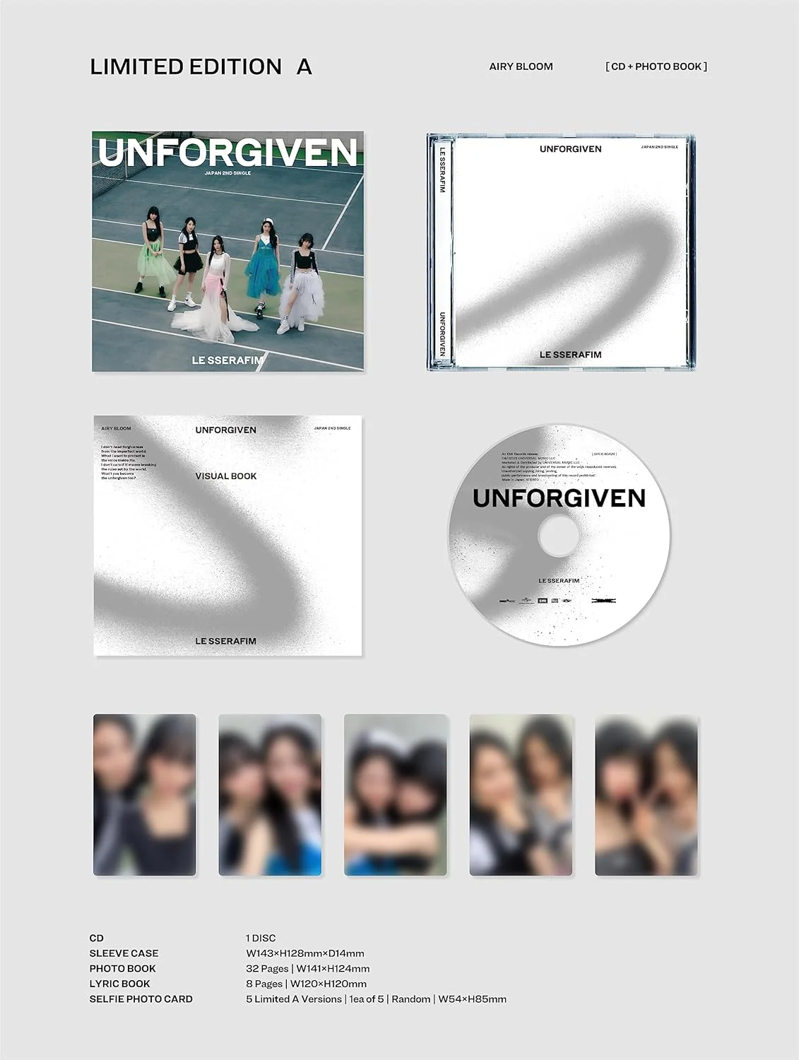 LE SSERAFIM - UNFORGIVEN [Japanese Album] - Image 6