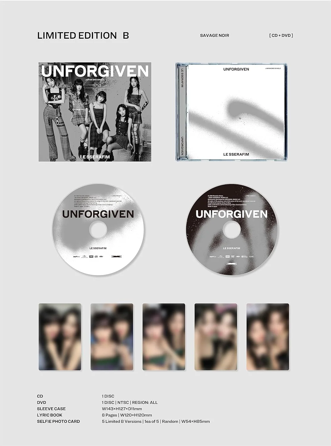 LE SSERAFIM - UNFORGIVEN [Japanese Album] - Image 7