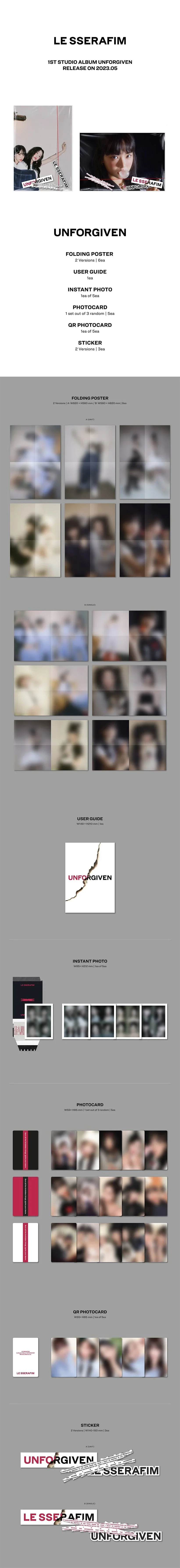 LE SSERAFIM - UNFORGIVEN (Weverse Ver.) - Image 2