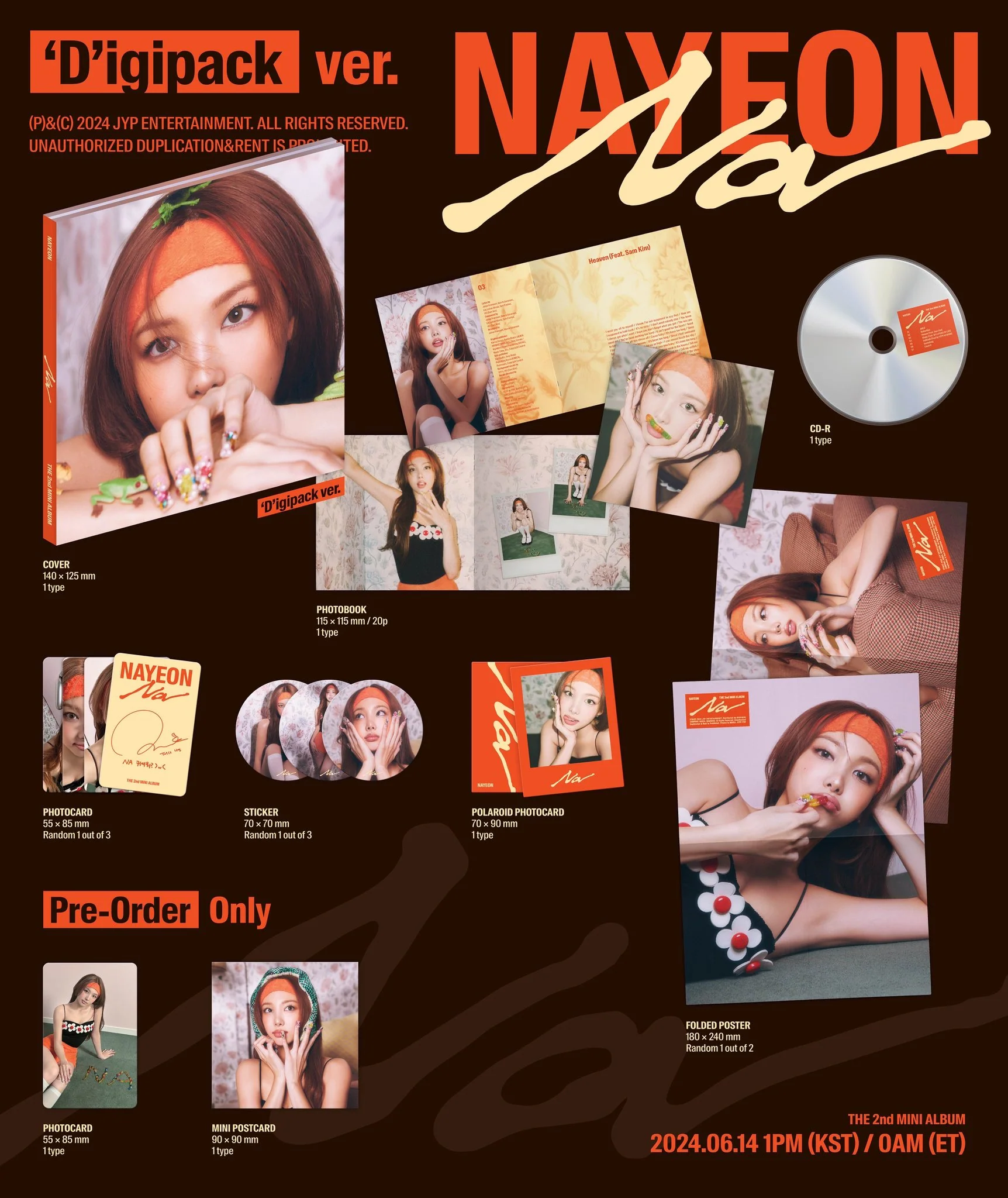 NAYEON - NA (Digipack Ver) - Image 2