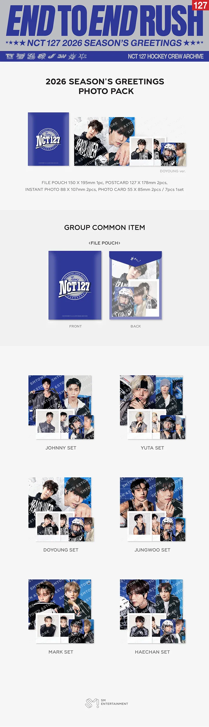 NCT 127 - Season's Greetings 2026 Photo Pack - Image 2
