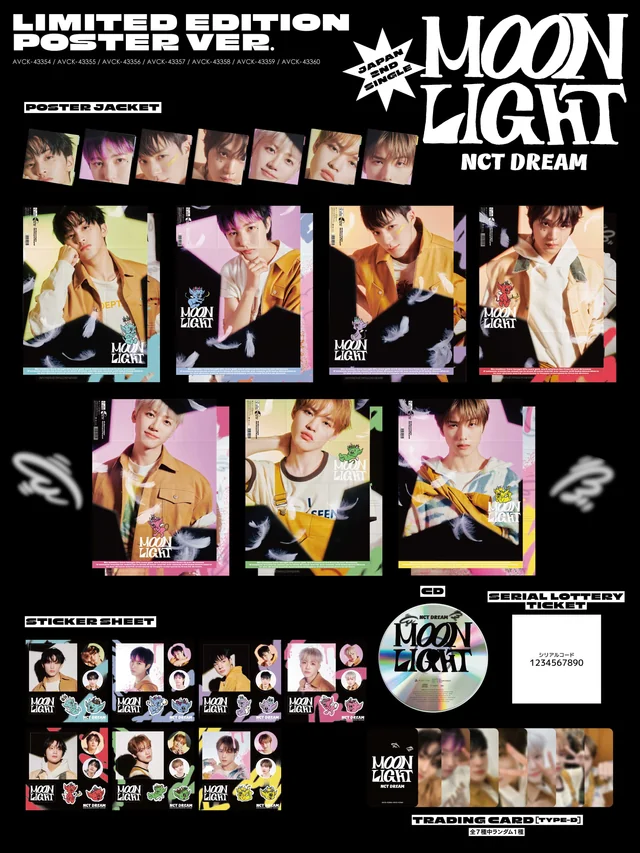 NCT DREAM - MOONLIGHT [Japanese Album] (Poster Ver) - Image 2