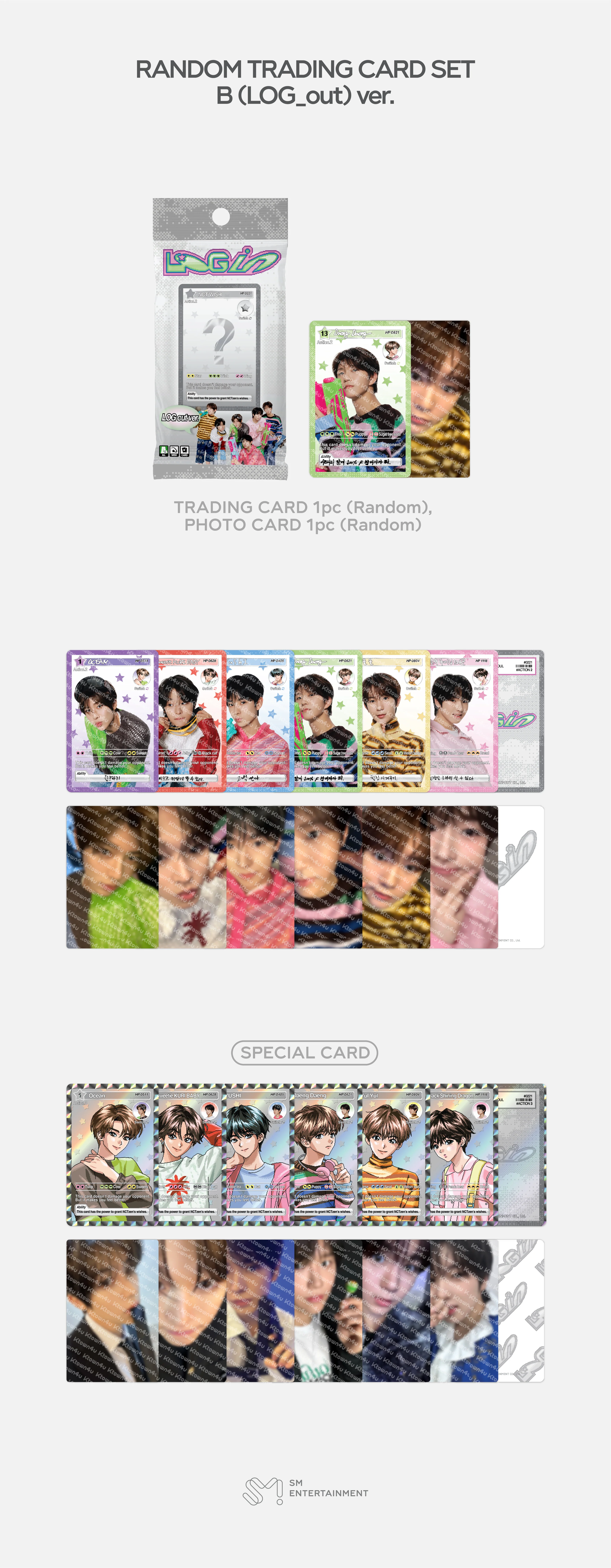 NCT WISH - Asia Tour 'LOG in' Trading Card Pack - Image 4