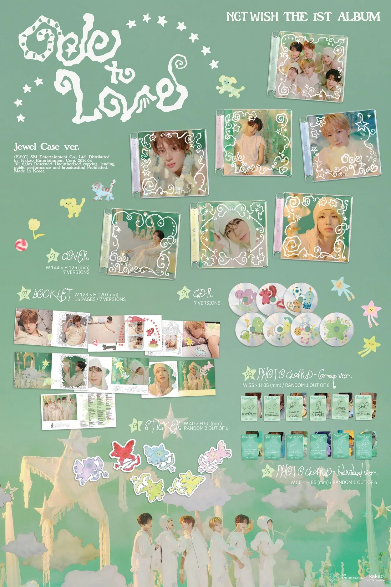 NCT WISH - Ode To Love (Jewel Case Ver.) - Image 2