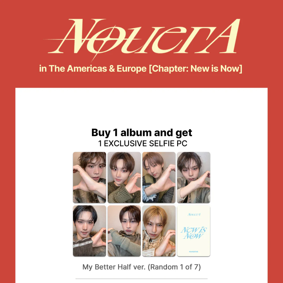 NouerA - New is Now (Photobook) [Makestar Lucky Draw Exclusive Photocard] - Image 3