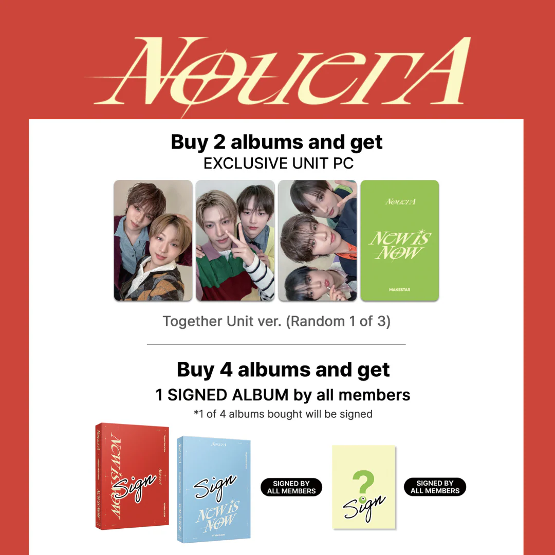 NouerA - New is Now (Photobook) [Makestar Lucky Draw Exclusive Photocard] - Image 4