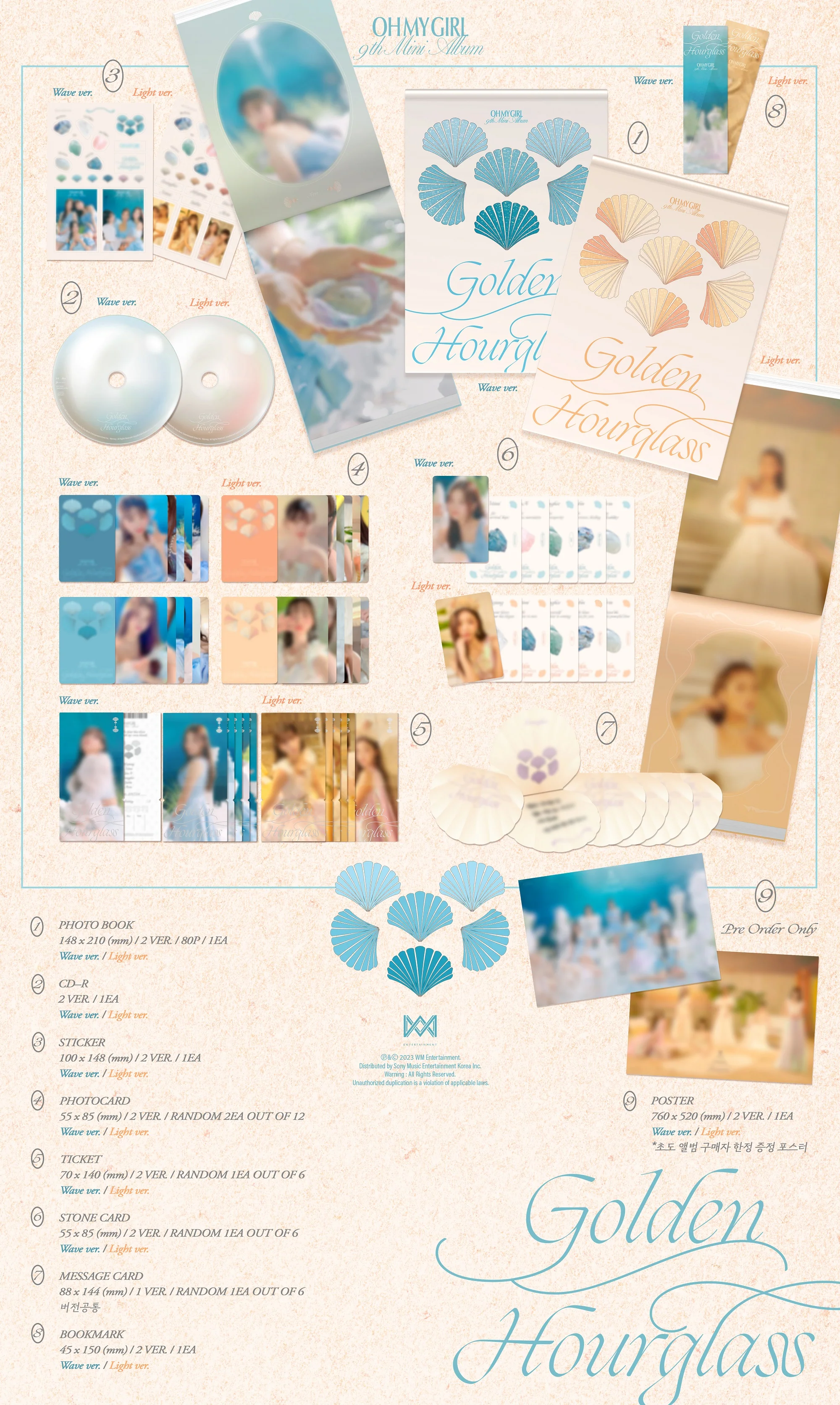 OH MY GIRL - GOLDEN HOURGLASS - Image 2