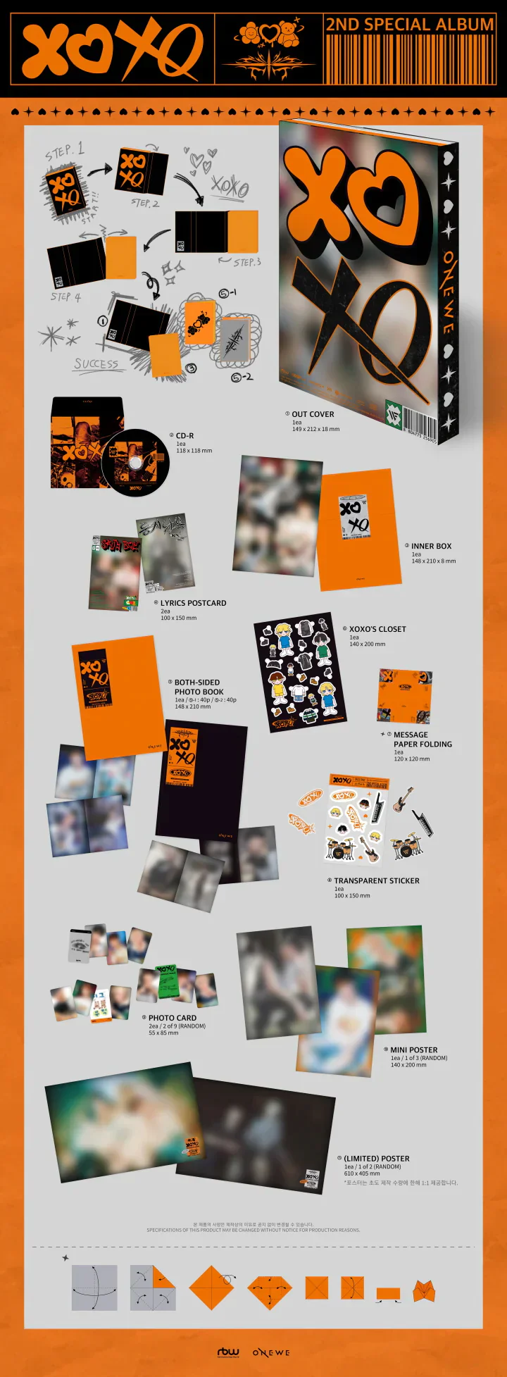 ONEWE - XOXO [Special Album] - Image 2