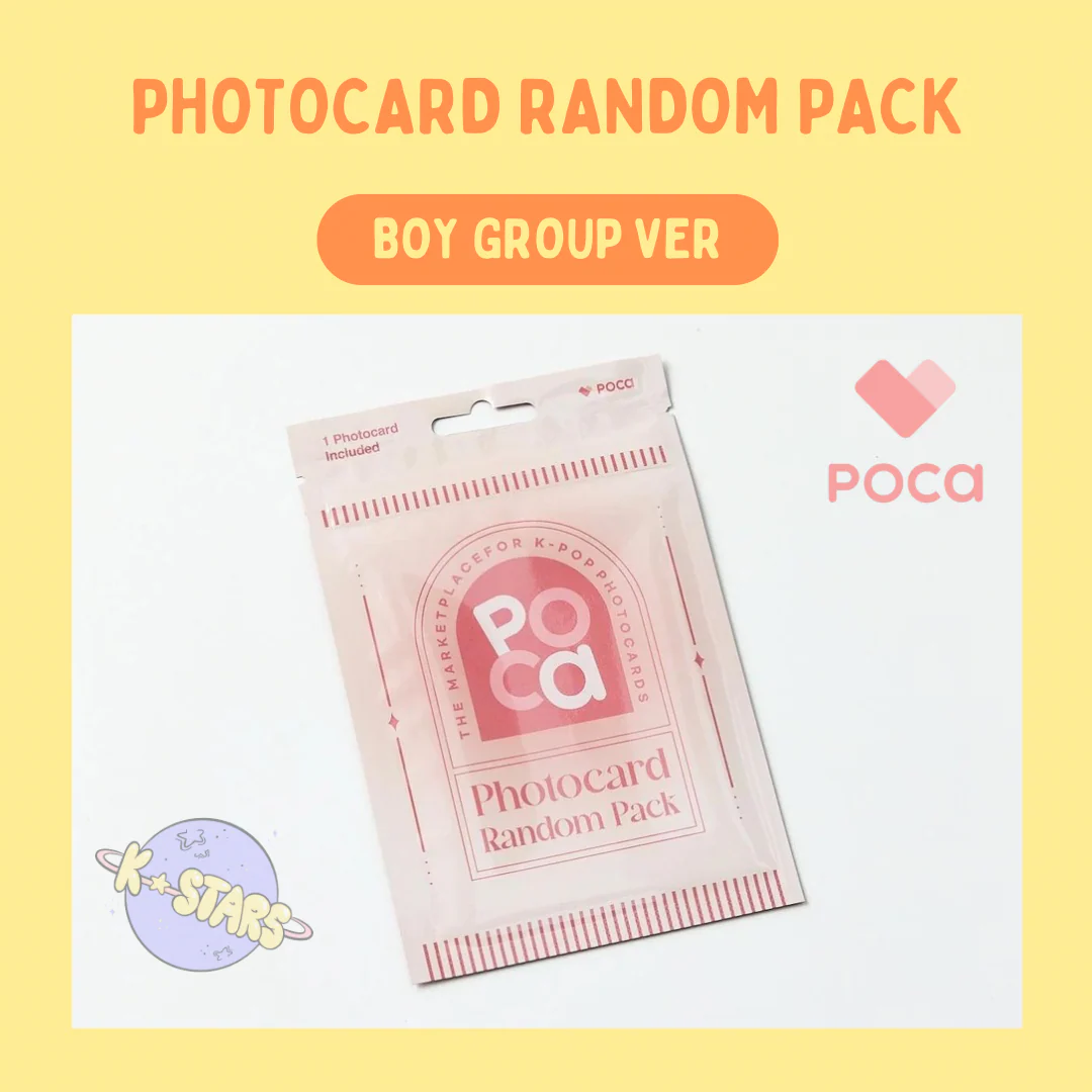 POCAMARKET - PHOTOCARD RANDOM PACK (BOY GROUPS Ver.)
