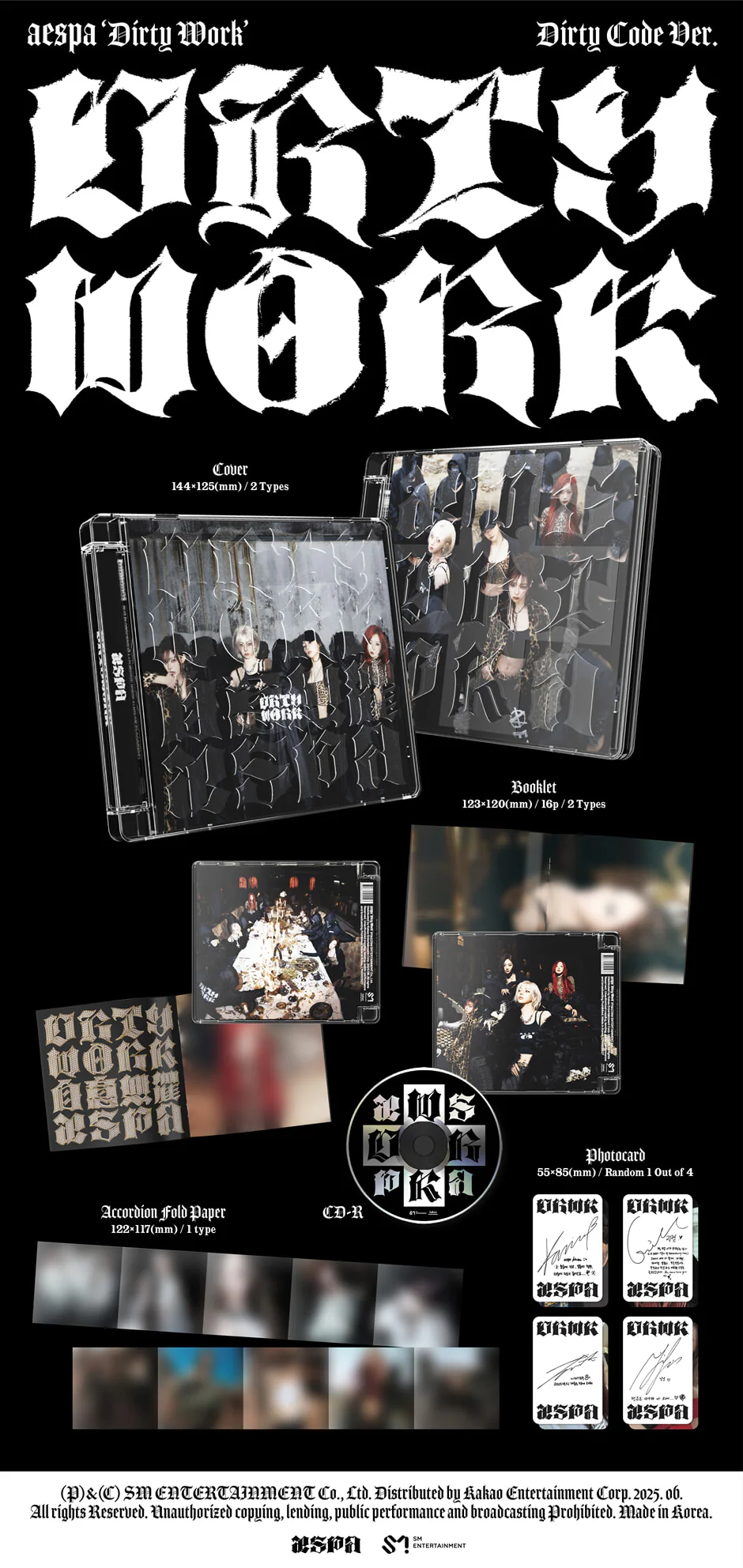 AESPA - Dirty Work [Dirty Code Ver. /Jewel Case Ver.] - Image 2