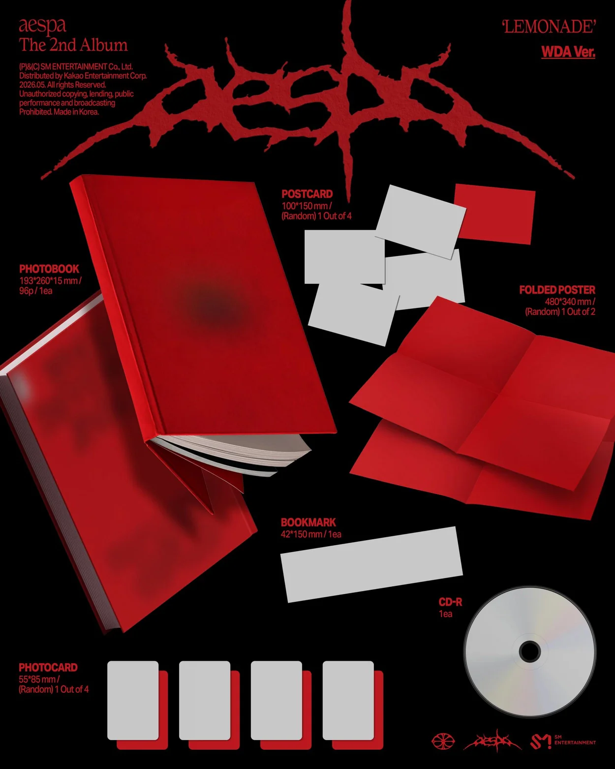[PRE-ORDER] AESPA - LEMONADE (WDA Ver.) - Image 2