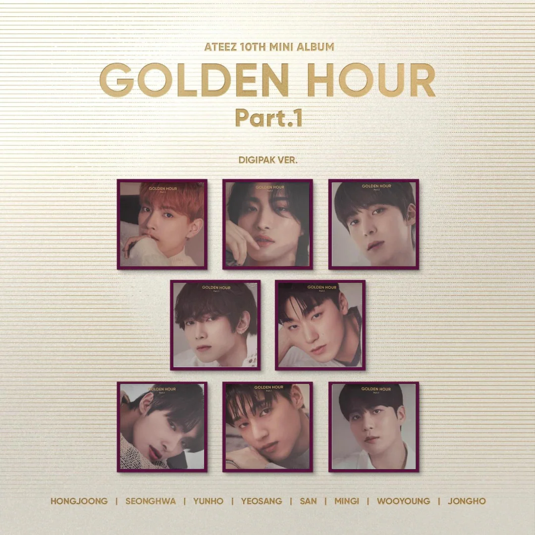 ATEEZ - GOLDEN HOUR PART. 1 (Digipack Ver)