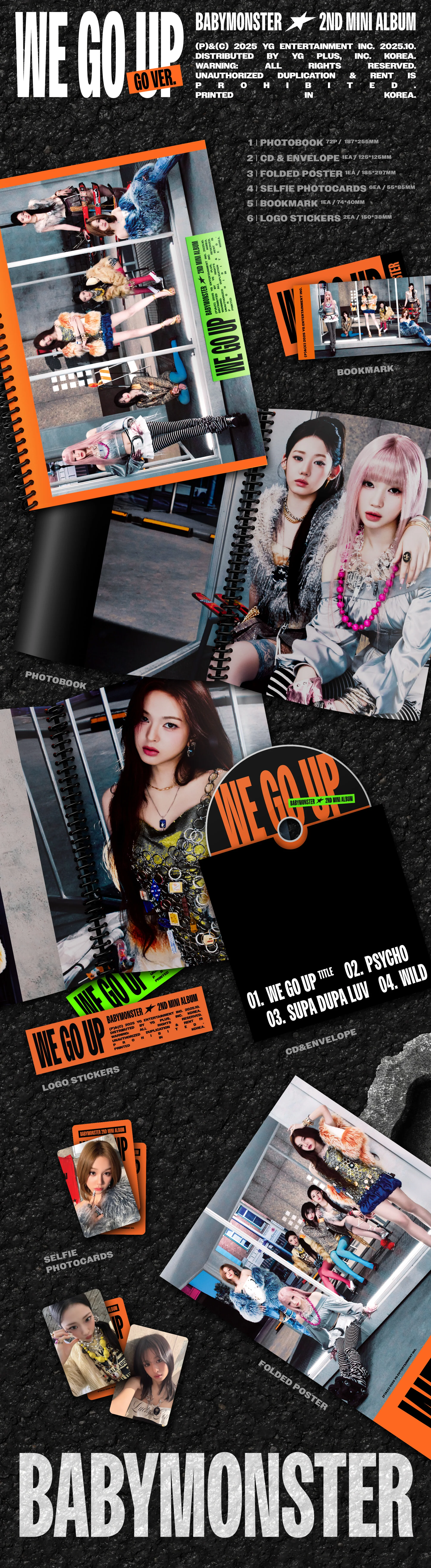 BABYMONSTER - WE GO UP (GO Ver.) - Image 2