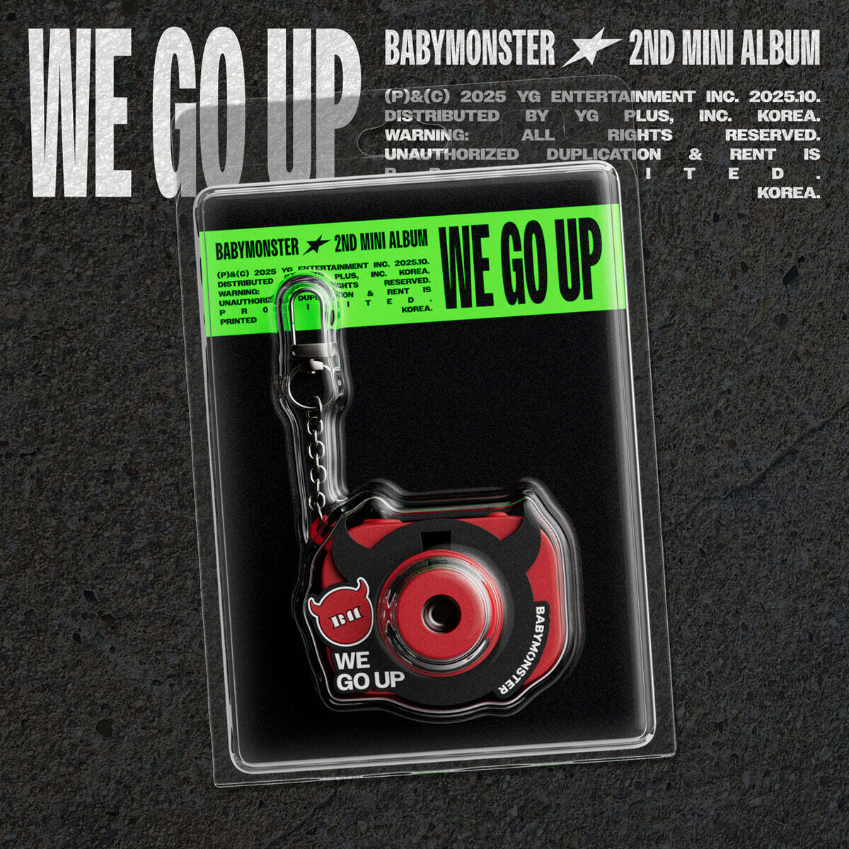 BABYMONSTER - WE GO UP (MINI BEAM KEYRING Ver.)