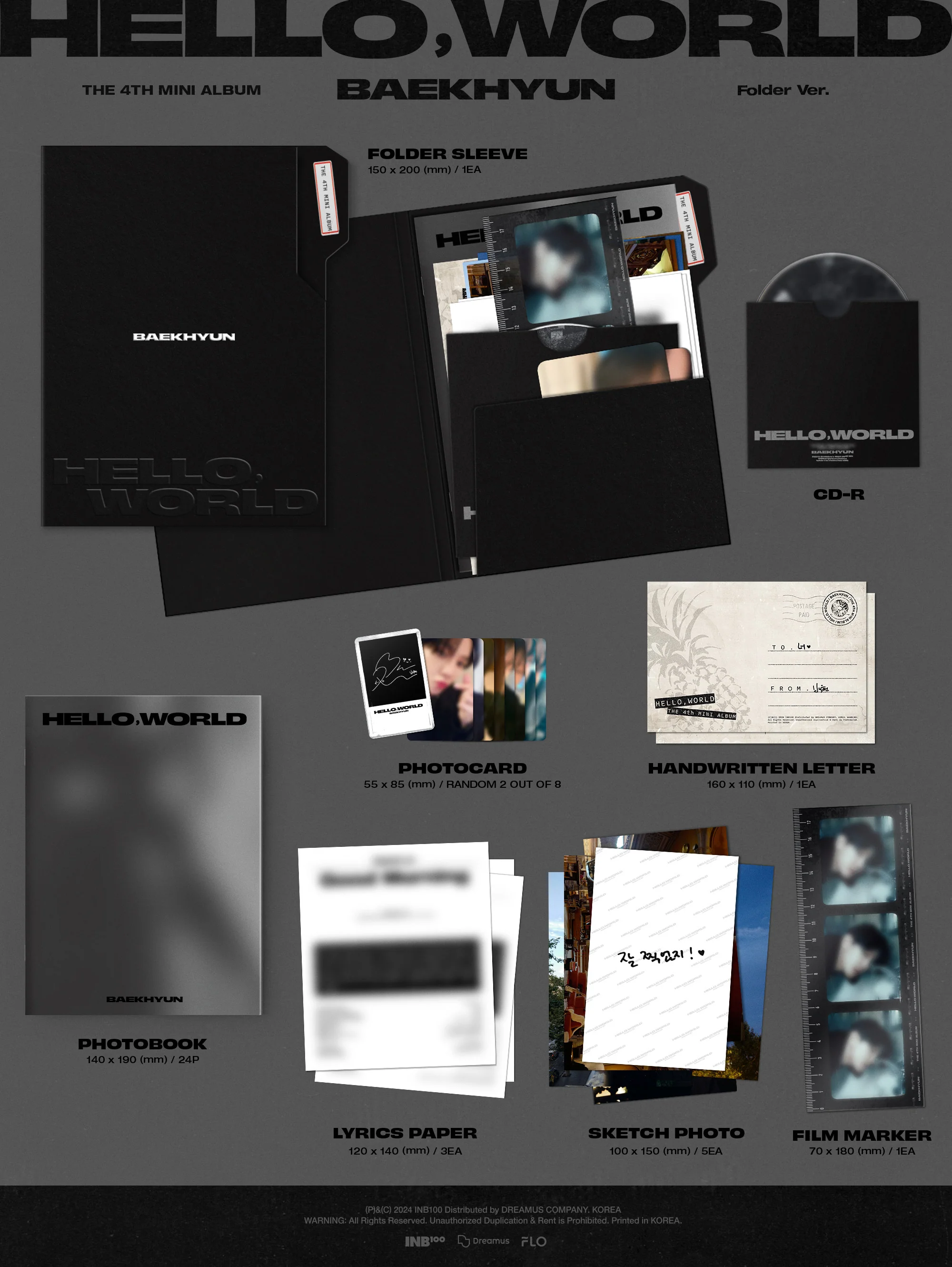 BAEKHYUN (EXO) - Hello, World (Folder Ver) - Image 2