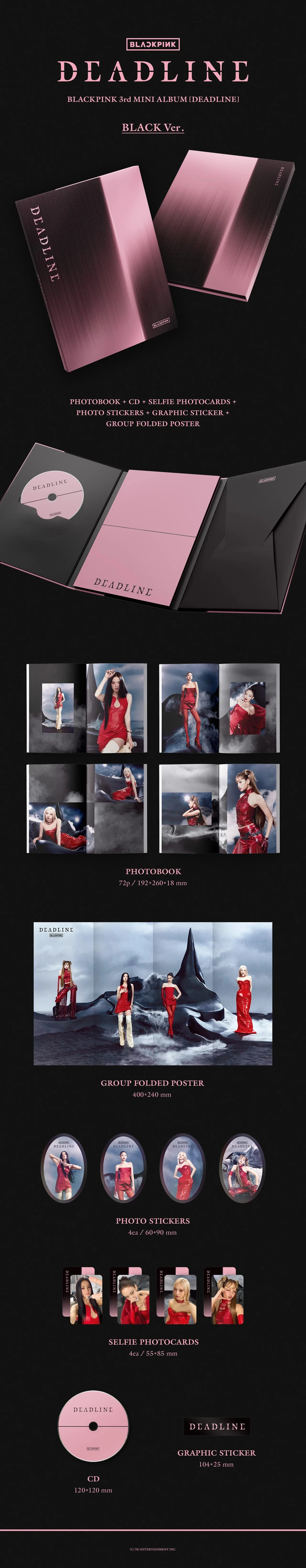 BLACKPINK - DEADLINE (Black & Pink Ver./Photobook Ver.) - Image 2