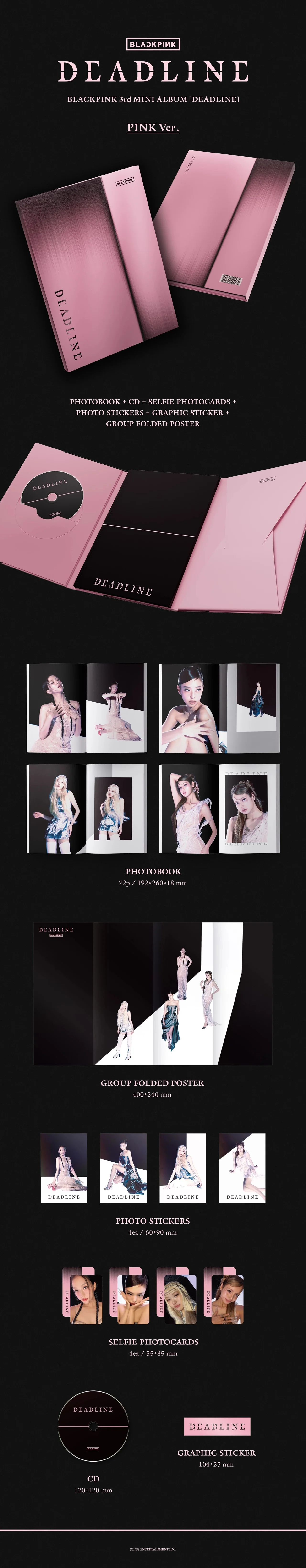 BLACKPINK - DEADLINE (Black & Pink Ver./Photobook Ver.) - Image 3