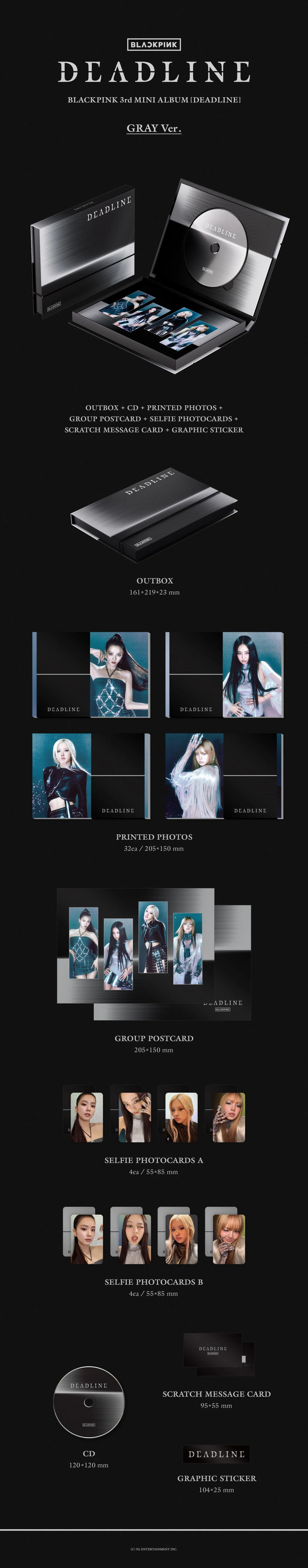 BLACKPINK - DEADLINE (Gray Ver.) - Image 2