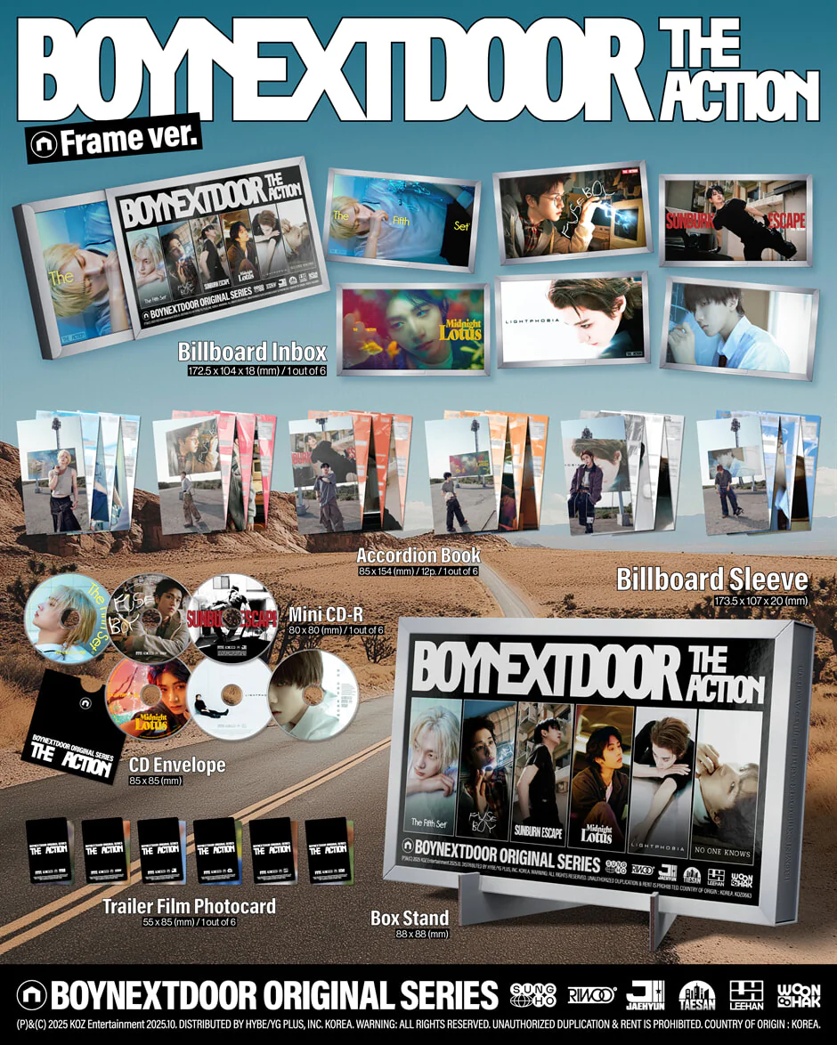BOYNEXTDOOR - The Action (Frame Ver.) - Image 2