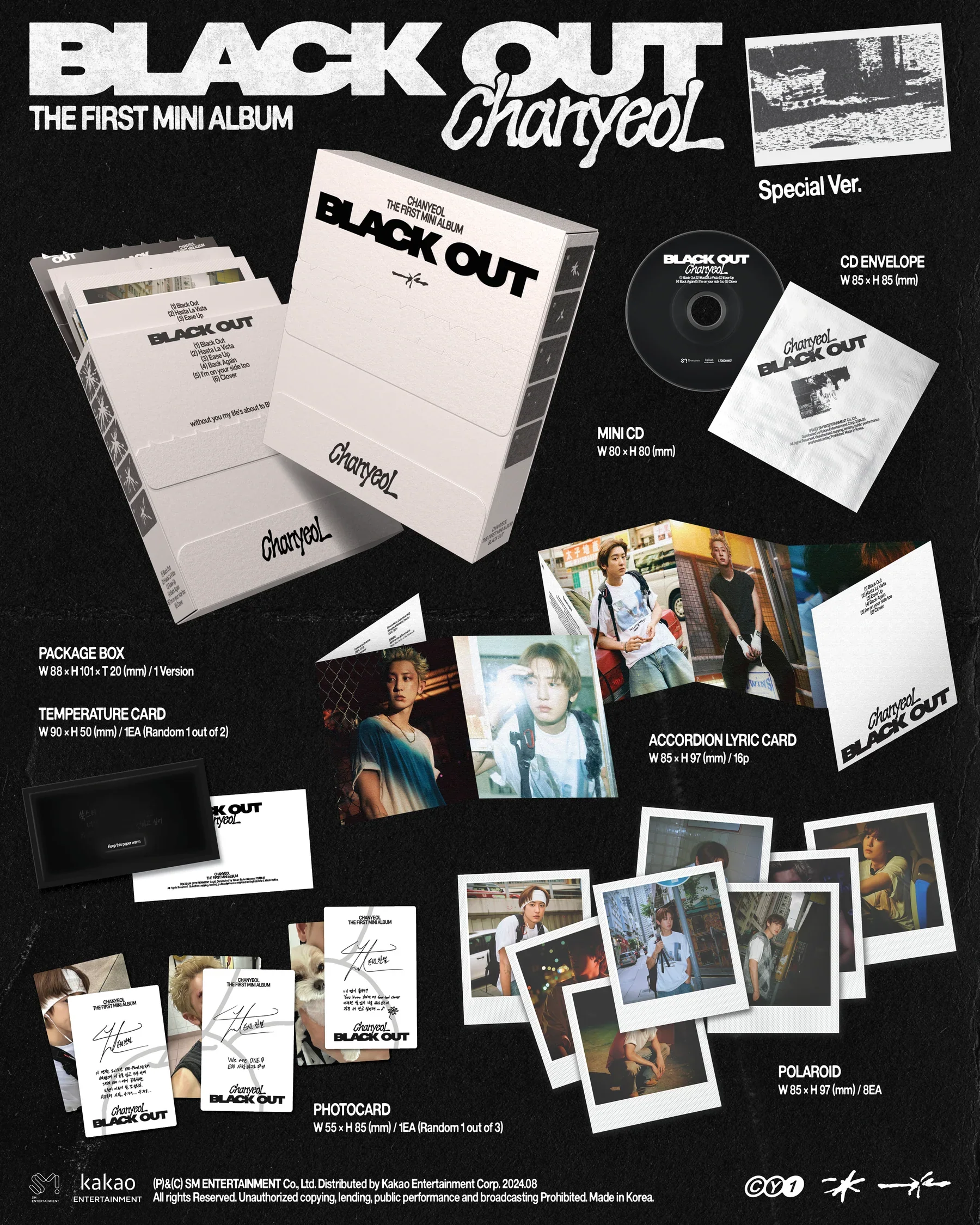 CHANYEOL (EXO) - BLACK OUT (Special Ver) - Image 2