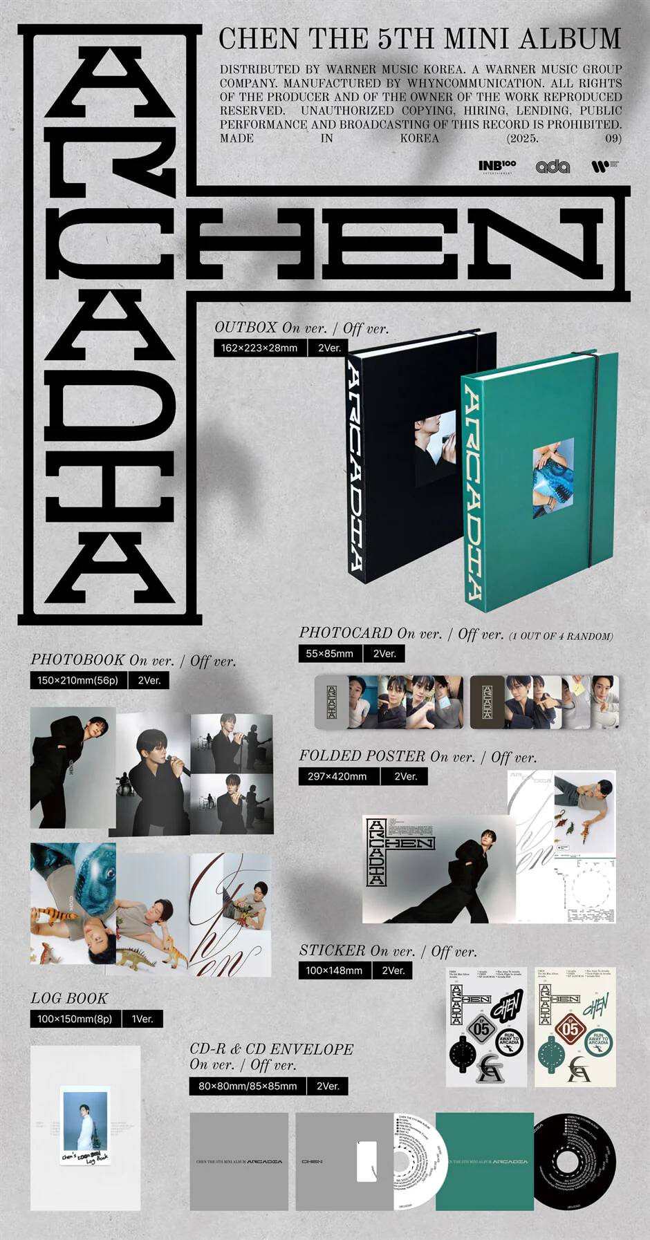 CHEN (EXO) - Arcadia (Photobook Ver.) - Image 2