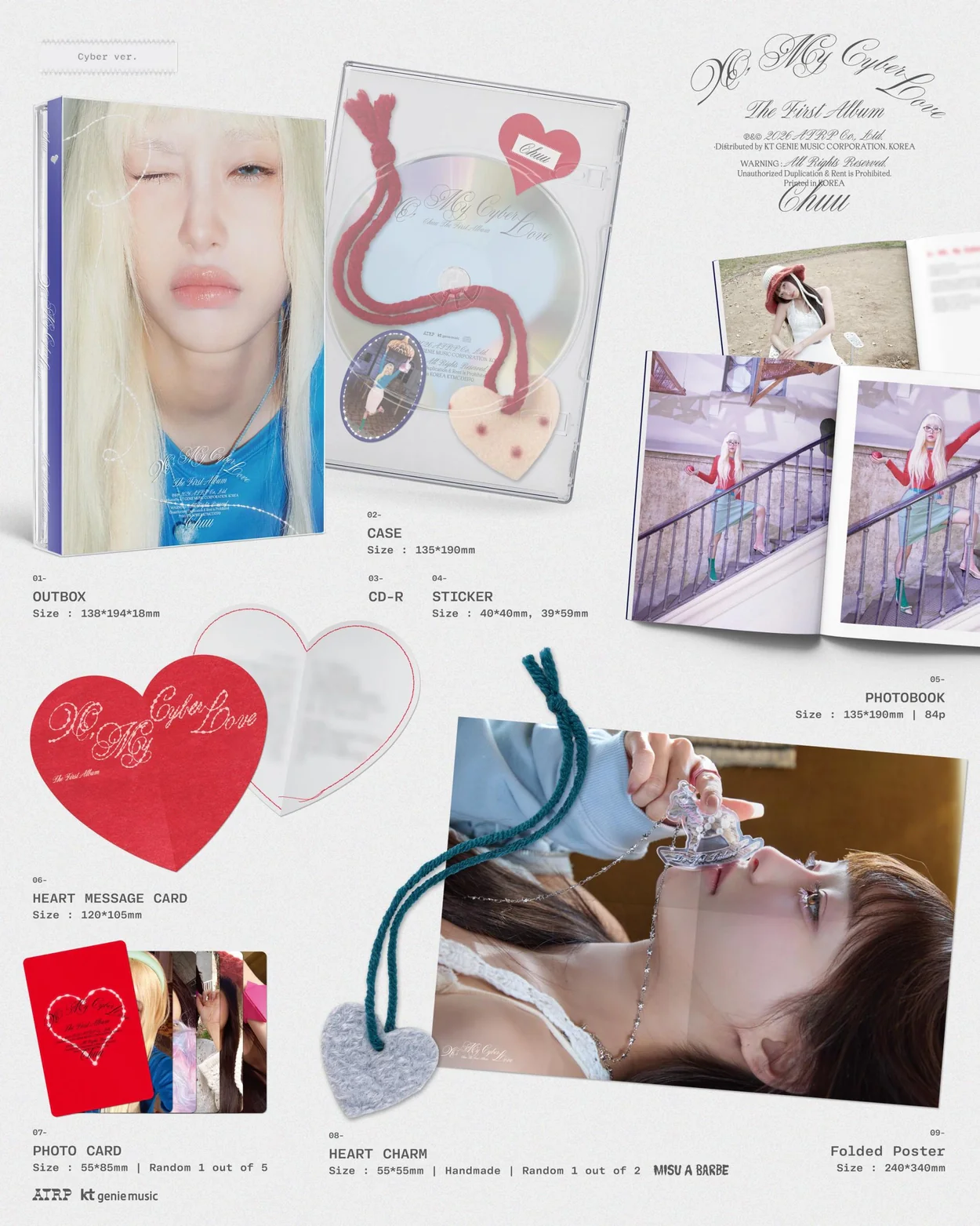 CHUU - XO, My Cyberlove (Cyber Ver./ Photobook Ver.) - Image 2