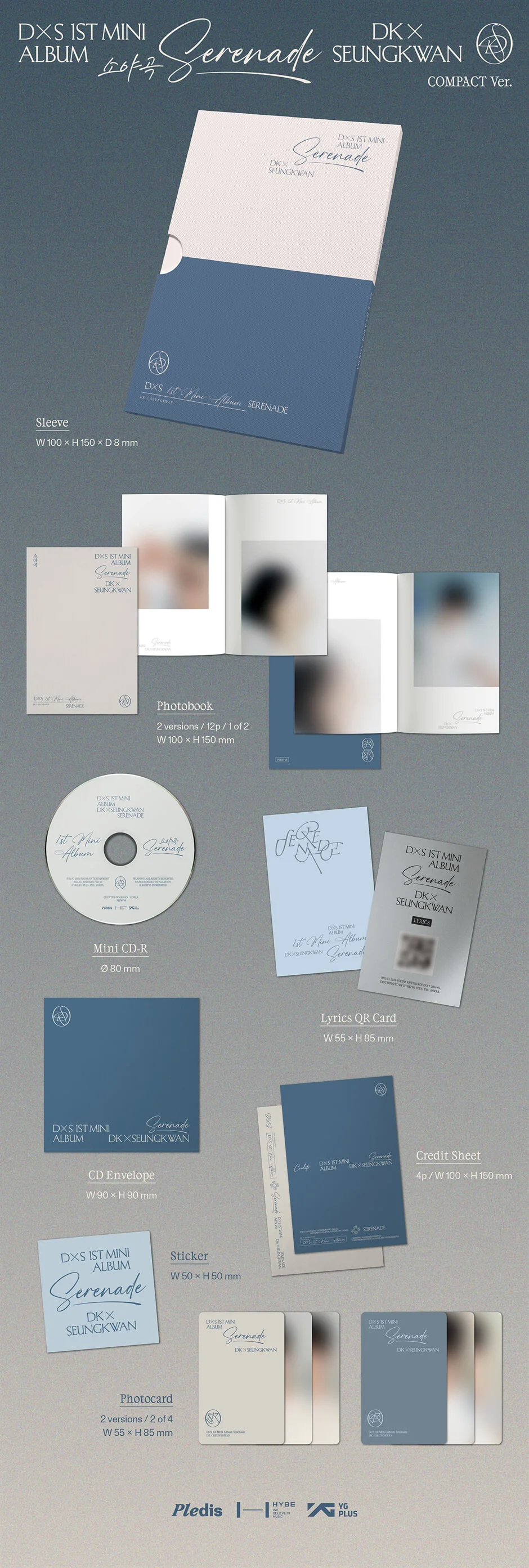 DK X SEUNGKWAN (SEVENTEEN) - Serenade (COMPACT Ver.) - Image 2