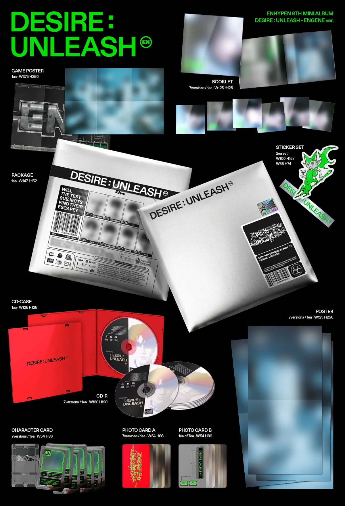 ENHYPEN - DESIRE : UNLEASH (ENGENE Ver.) - Image 2